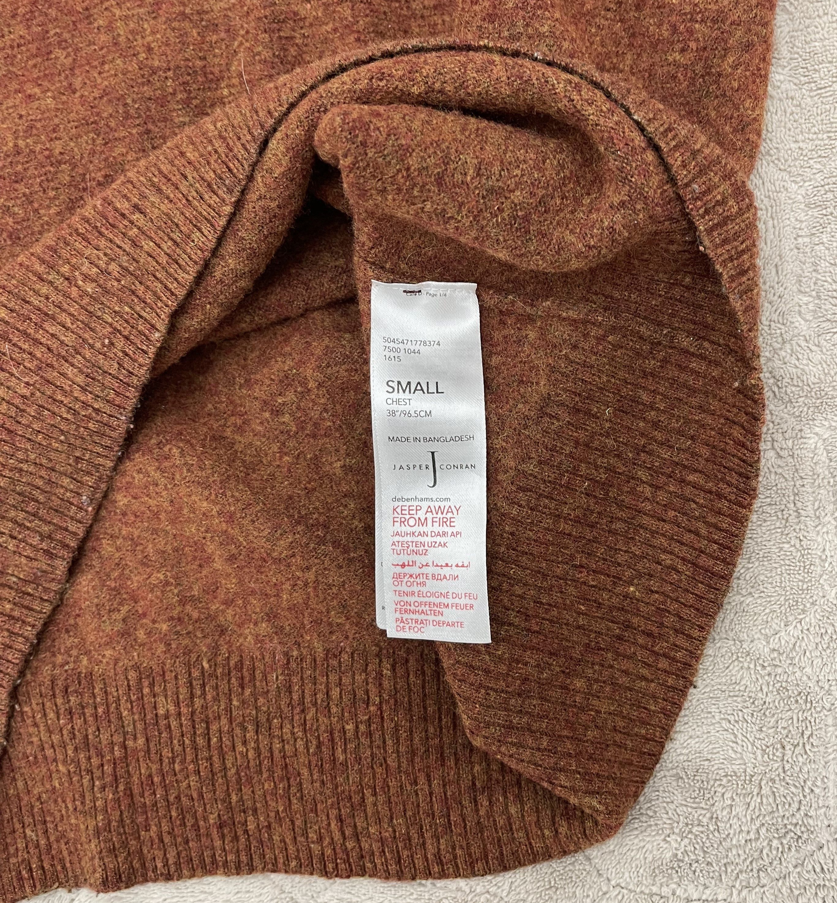 Vintage JASPER J CONRAD. Vintage Sweater 80% LAMBSWOOL Size S / US 4 / IT 40 - 3 Thumbnail