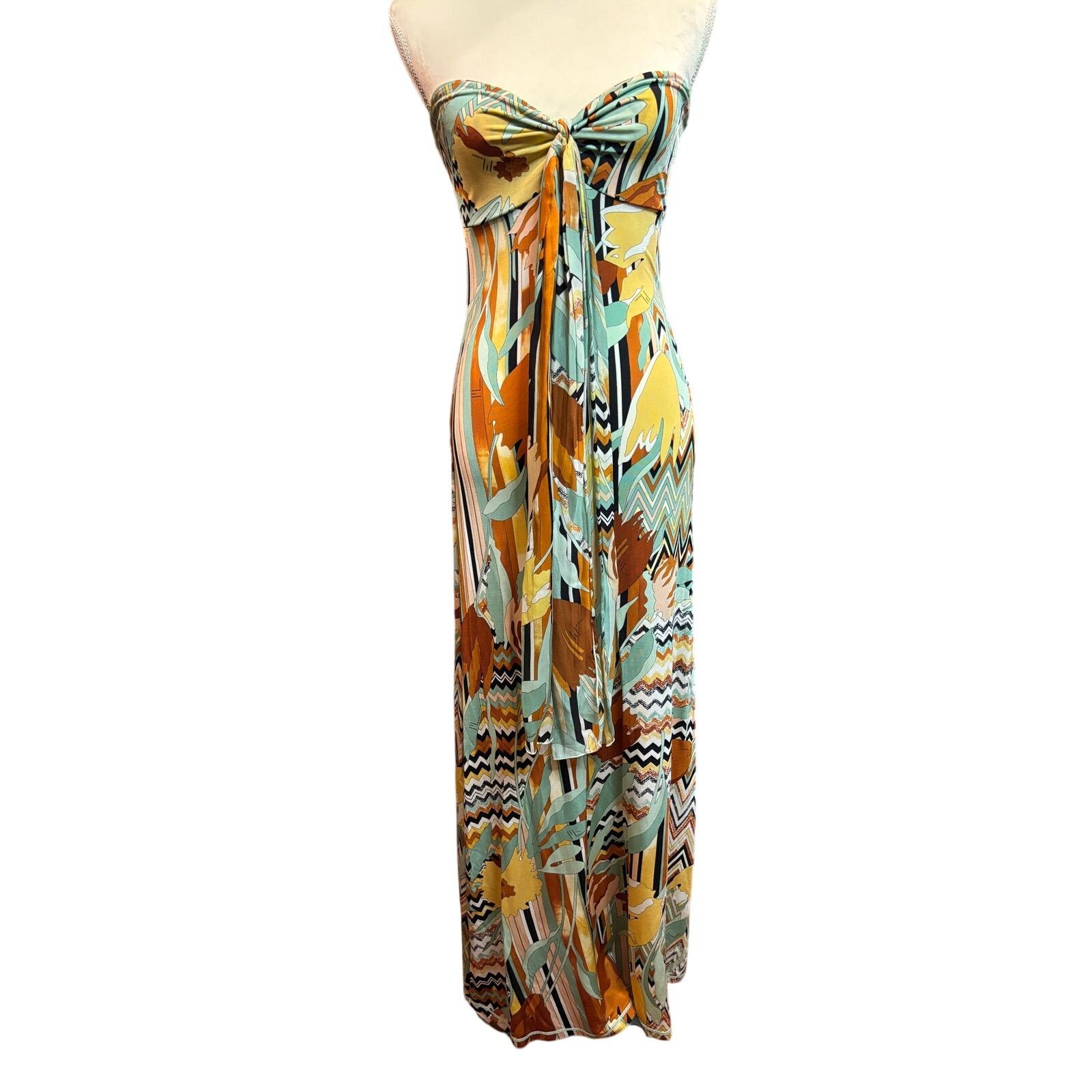 Missoni M Missoni Strapless Halter Maxi Evening Gown Size 6 Size M / US 6-8 / IT 42-44 - 1 Thumbnail