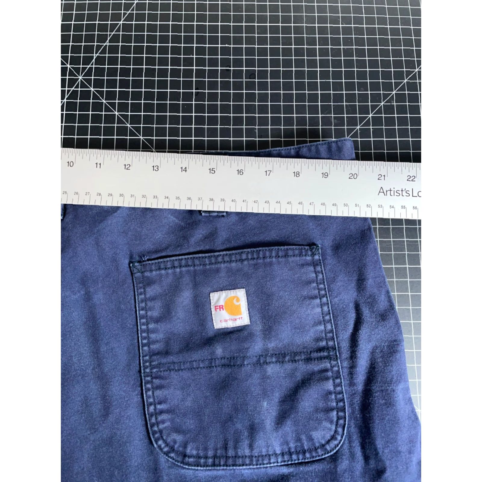 Carhartt Carhartt Flame Resistant Cargo Pants Men's 40 x 29 Dark Blue Canvas Rugged Flex Size US 40 / EU 56 - 5 Thumbnail