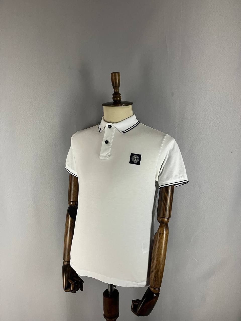Stone Island Stone Island Polo Tee T Shirt White Size US M / EU 48-50 / 2 - 1 Thumbnail