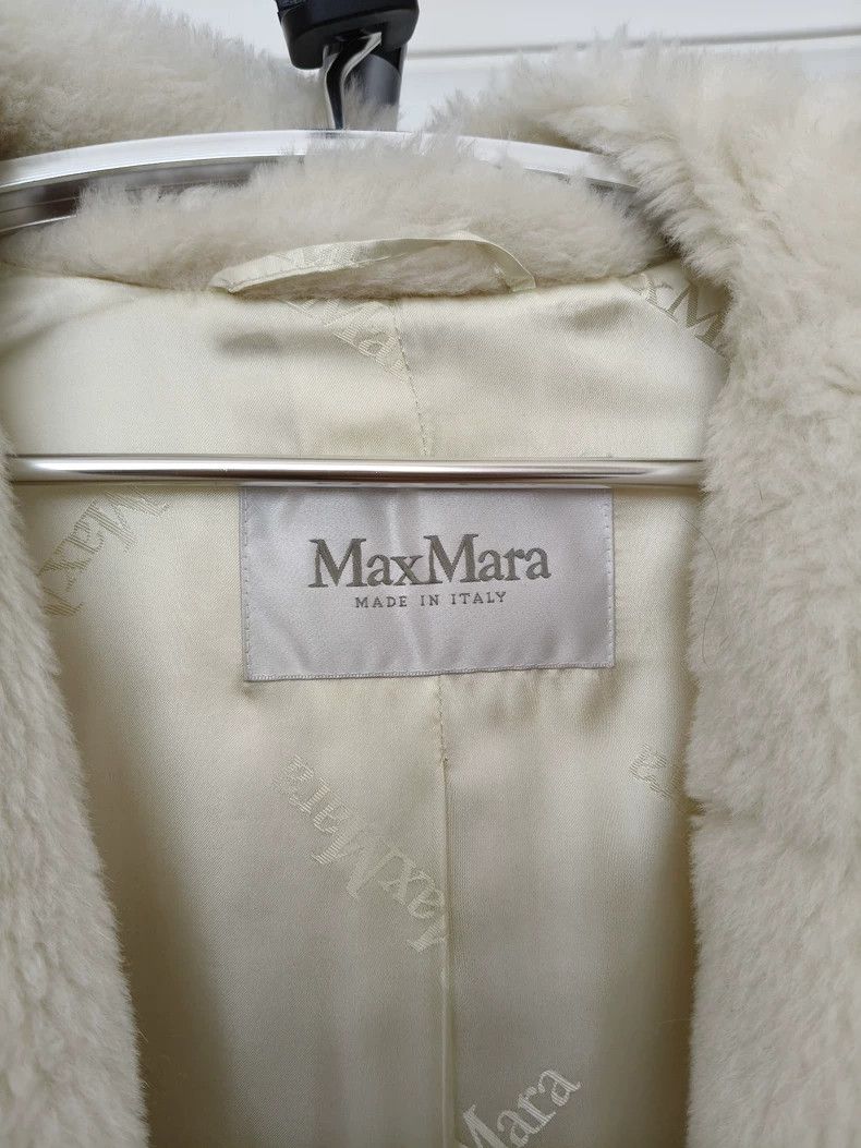 Max Mara Max Mara Teddy White Mid-Length Size XS / US 0-2 / IT 36-38 - 6 Thumbnail