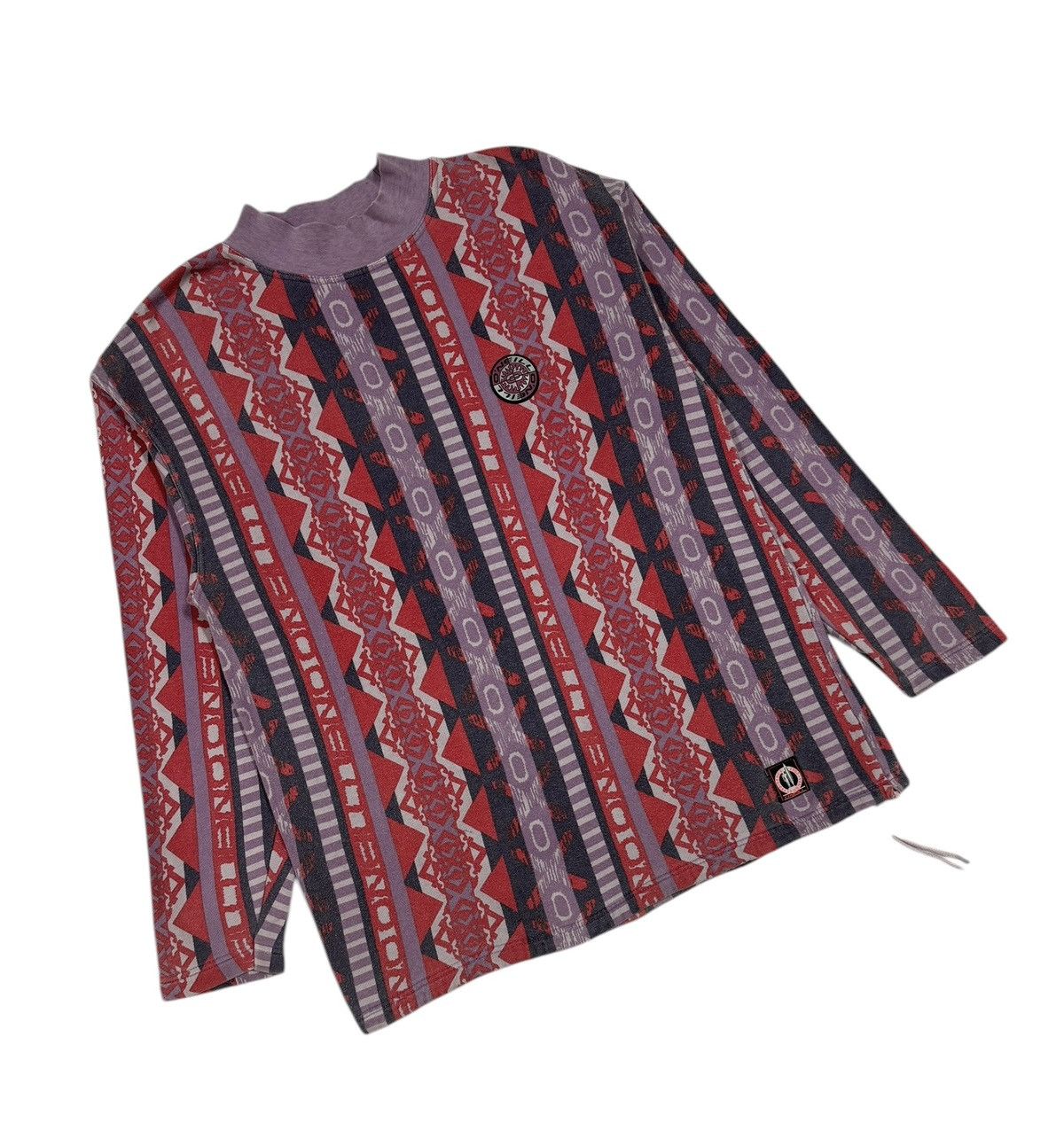 O'Neill × Vintage Vtg🔥90’s Oneill Retro Patterned Western Highneck Pullover Size US M / EU 48-50 / 2 - 5 Thumbnail