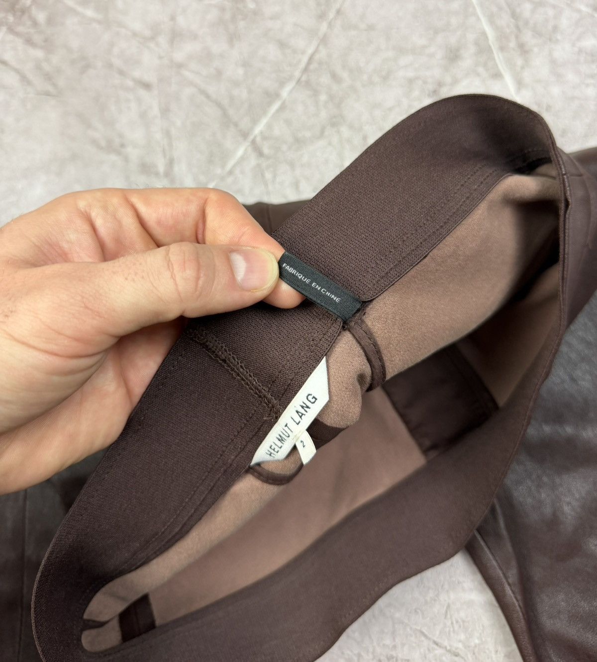 Helmut Lang Helmut Lang leather leggins Size 26" / US 2 / IT 38 - 4 Thumbnail