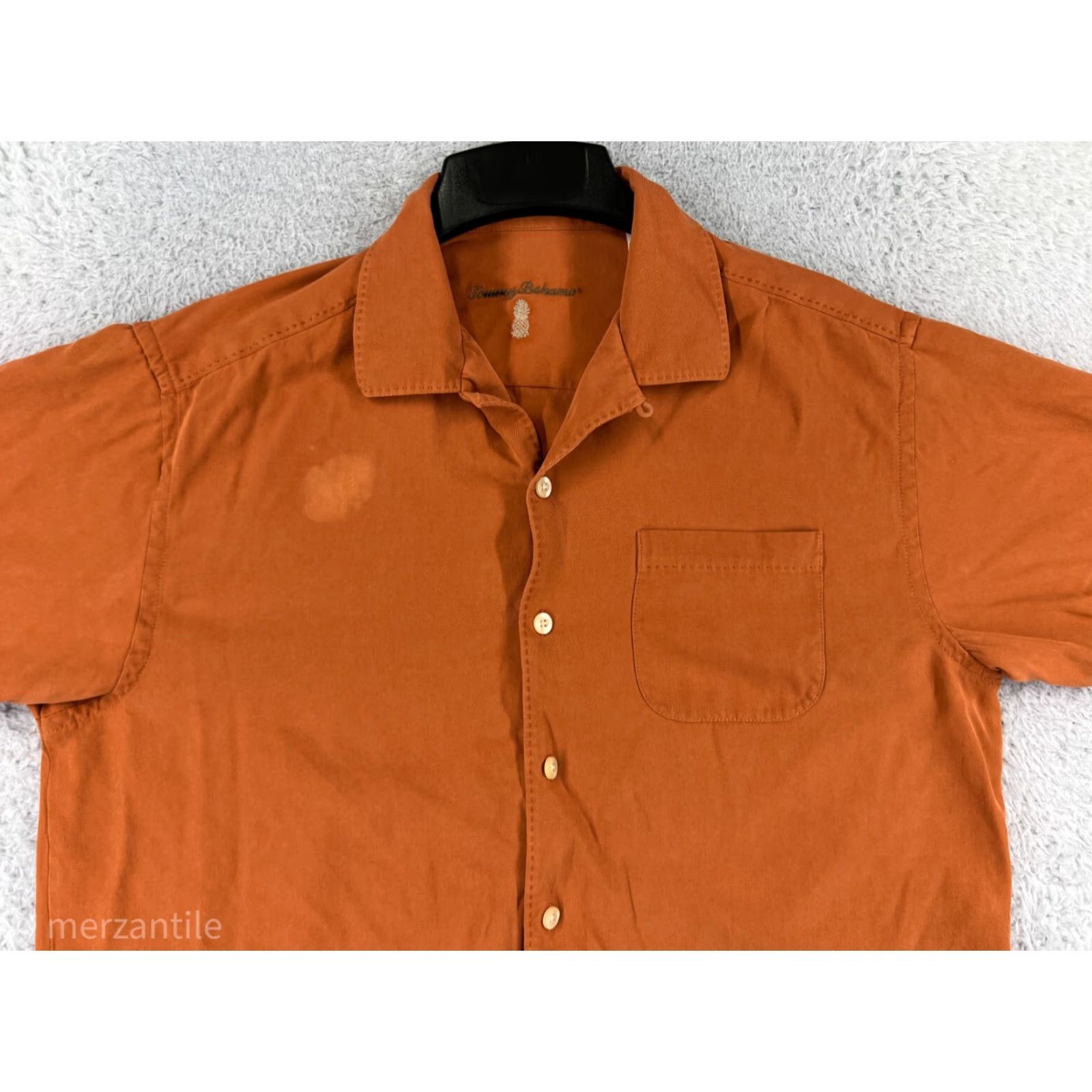 Tommy Bahama Tommy Bahama Shirt Mens M Silk Button-Up Short Sleeve Aloha Green Vacation Resort Hawaiian Mens Size US M / EU 48-50 / 2 - 5 Thumbnail