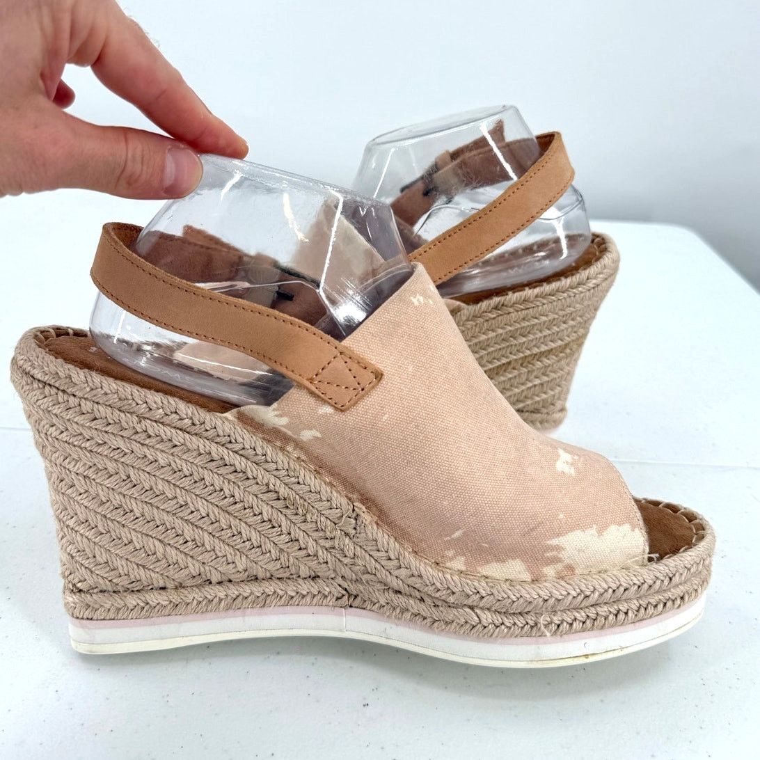 Toms TOMS Monica Natural Sand High Wedge Espadrille Sandal Size US 10 / IT 40 - 6 Thumbnail