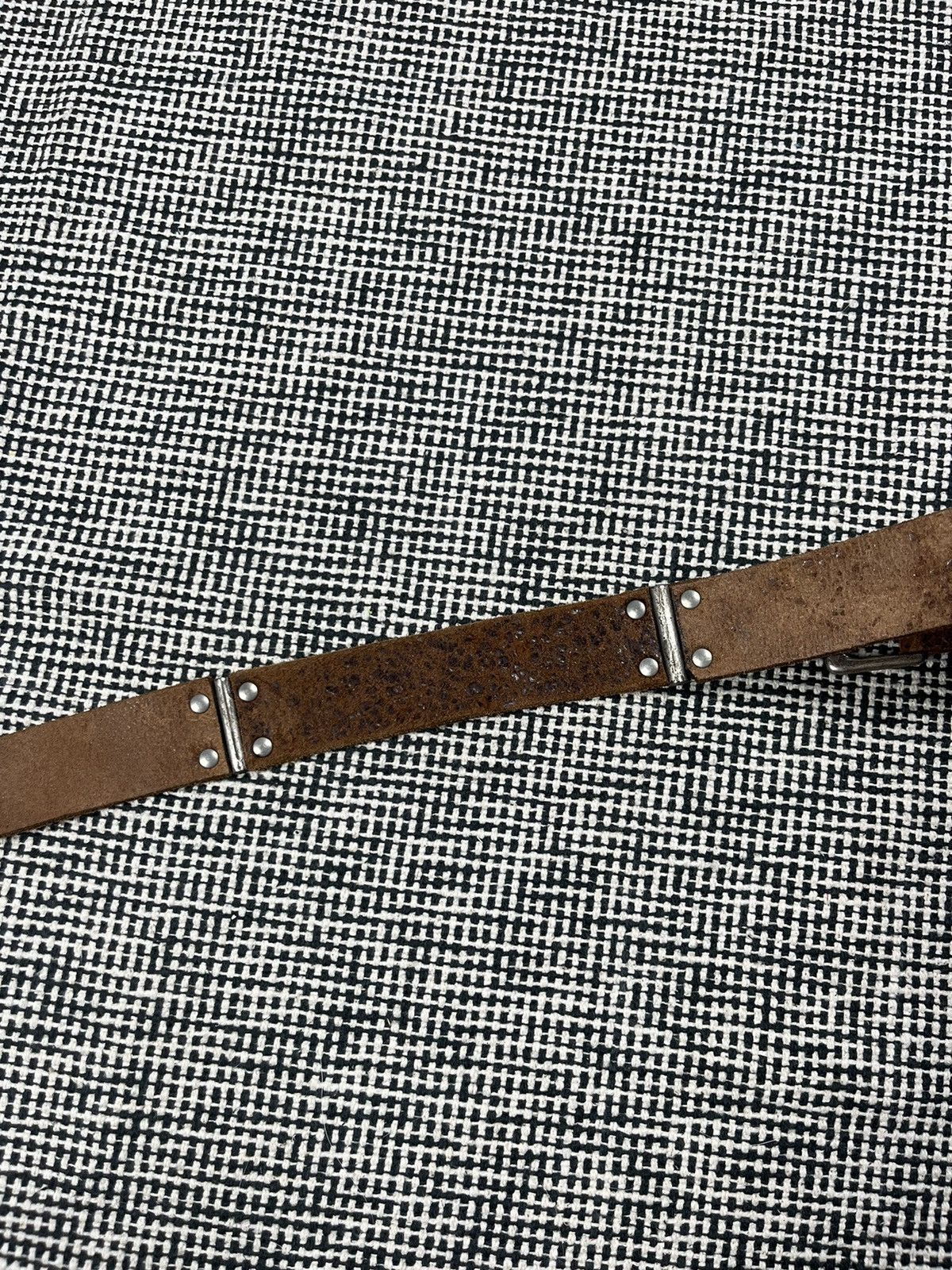 Other ➕ paneled patchwork avant garde brown belt Size ONE SIZE - 2 Thumbnail