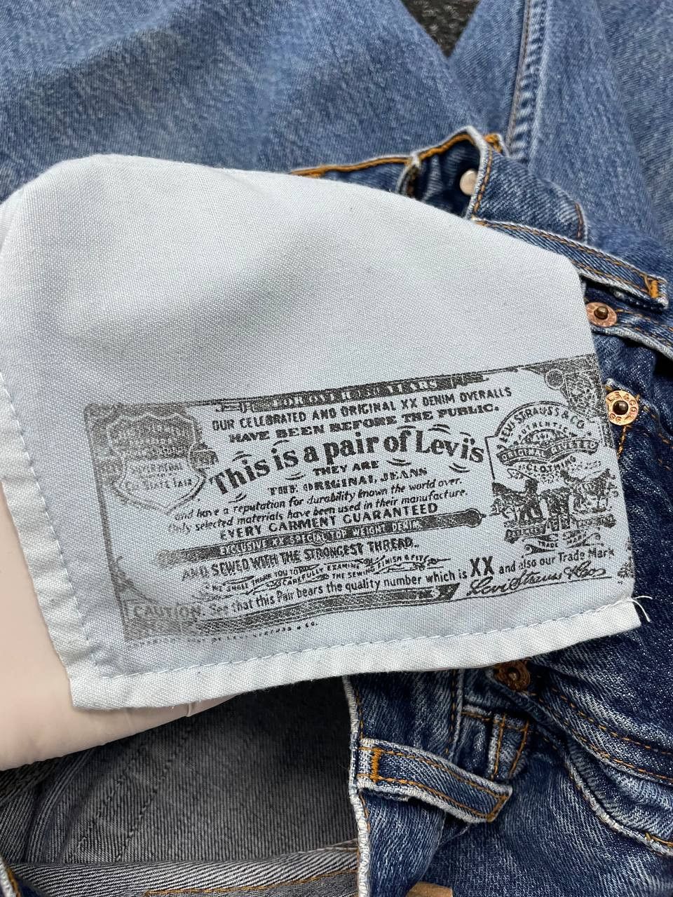 Hysteric Glamour × If Six Was Nine × Levi's LEVIS HYSTERIC GLAMOUR STYLE STONE WASHED DISTRESSED JEANS Size US 32 / EU 48 - 7 Thumbnail