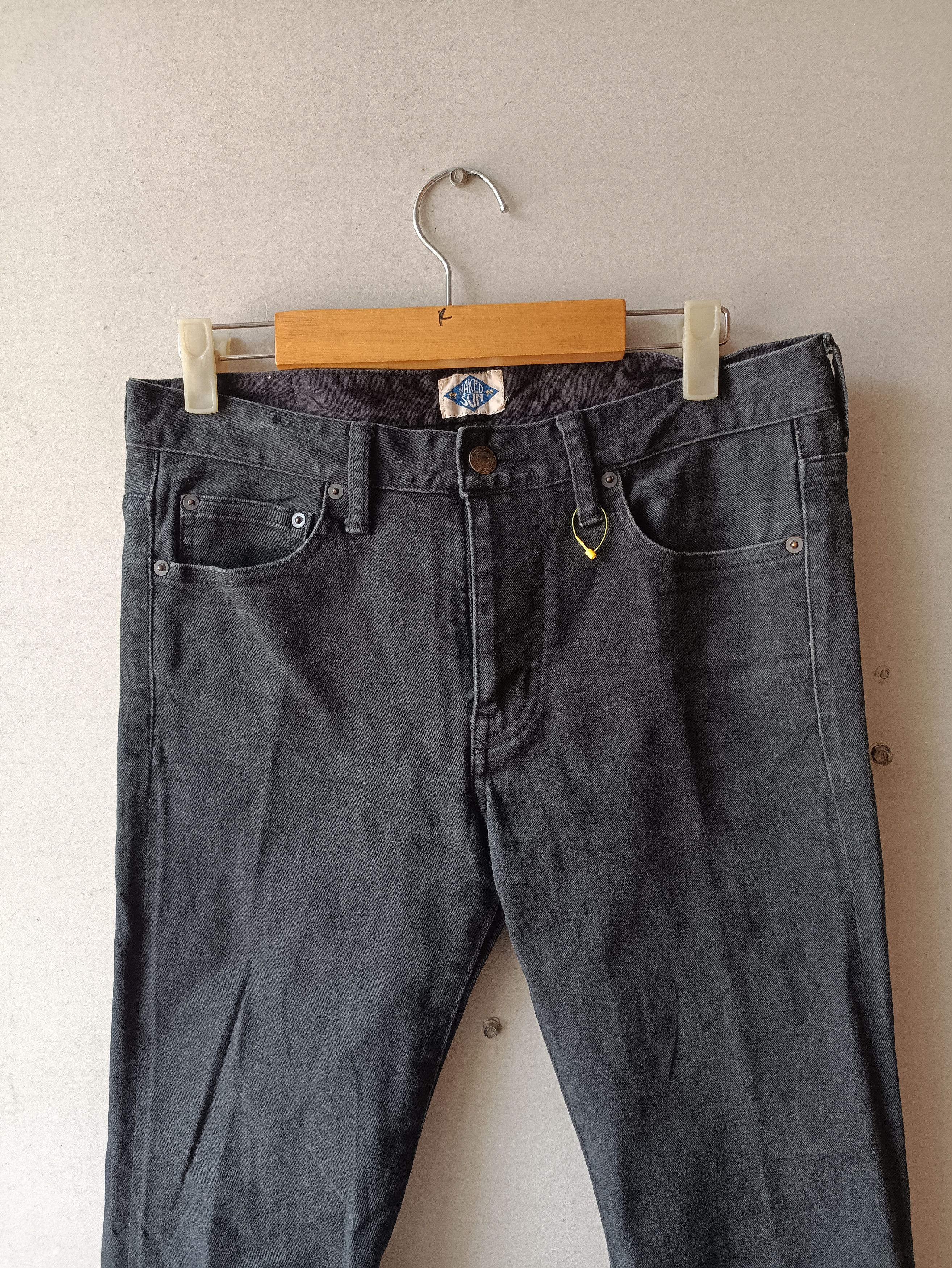 Japanese Brand Nakedsun Redline selvedge black denim pants Size US 30 / EU 46 - 4 Thumbnail
