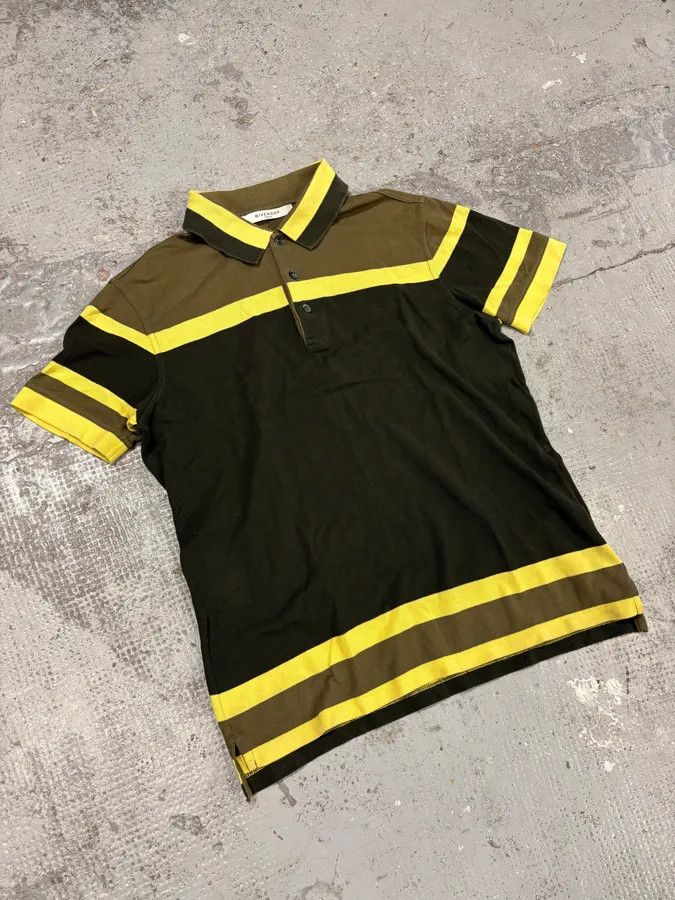 Givenchy SS2017 Givenchy Yellow & Brown Harmony Polo Size US S / EU 44-46 / 1 - 2 Thumbnail