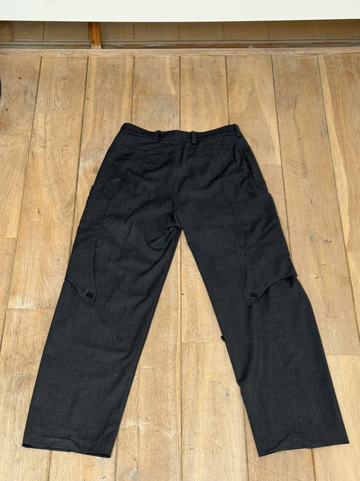 Kiko Kostadinov Kiko Kostadinov Black Cargo Trousers Size US 34 / EU 50 - 2 Thumbnail