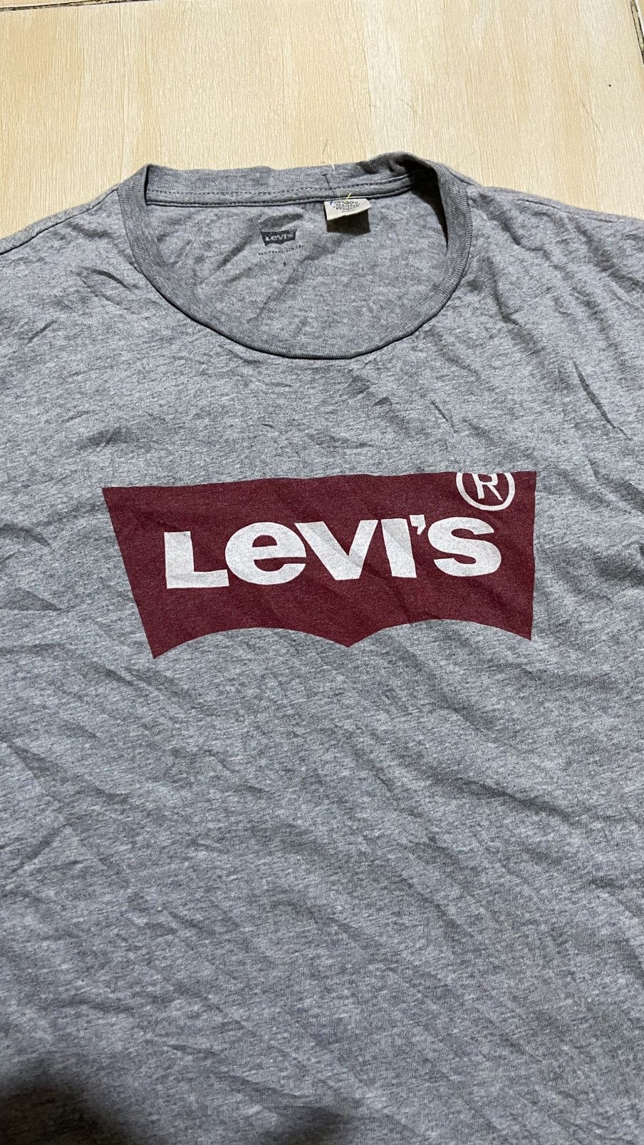 Levi's × Levi's Vintage Clothing Faded Thrashed Distressed Levi’s Big Logo Tee Size US M / EU 48-50 / 2 - 3 Thumbnail