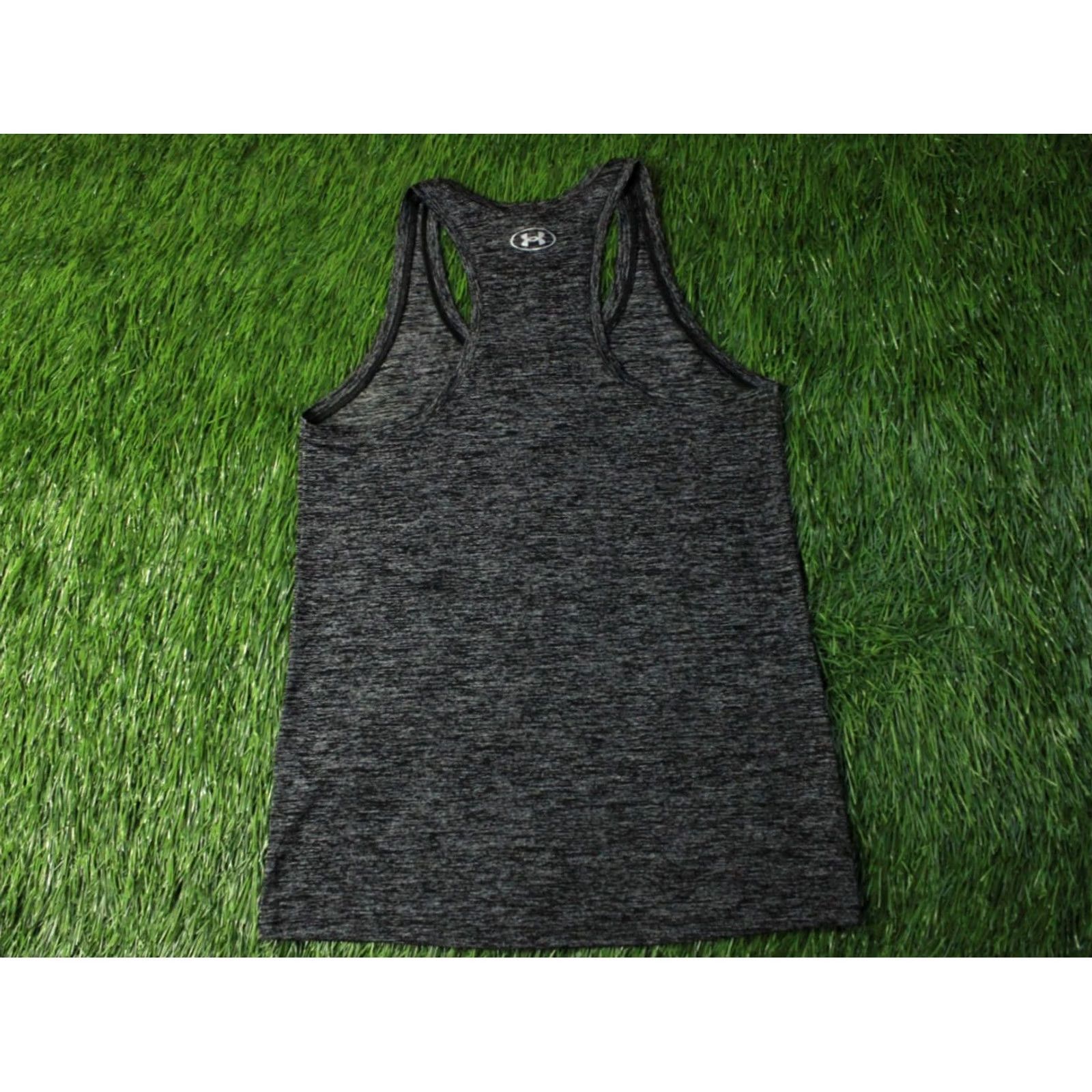 Under Armour UNDER ARMOUR HEATGEAR Vest Shirt 2023 Women M Gray and Black Sleeveless Tank Jersey Basic Style Size M / US 6-8 / IT 42-44 - 2 Thumbnail