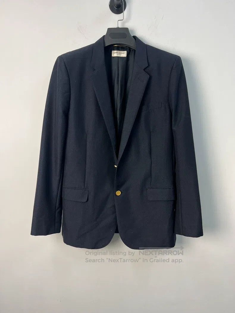 Saint Laurent Paris Saint Laurent Paris Gold Button Suit Jacket i Size US L / EU 52-54 / 3 - 1 Thumbnail