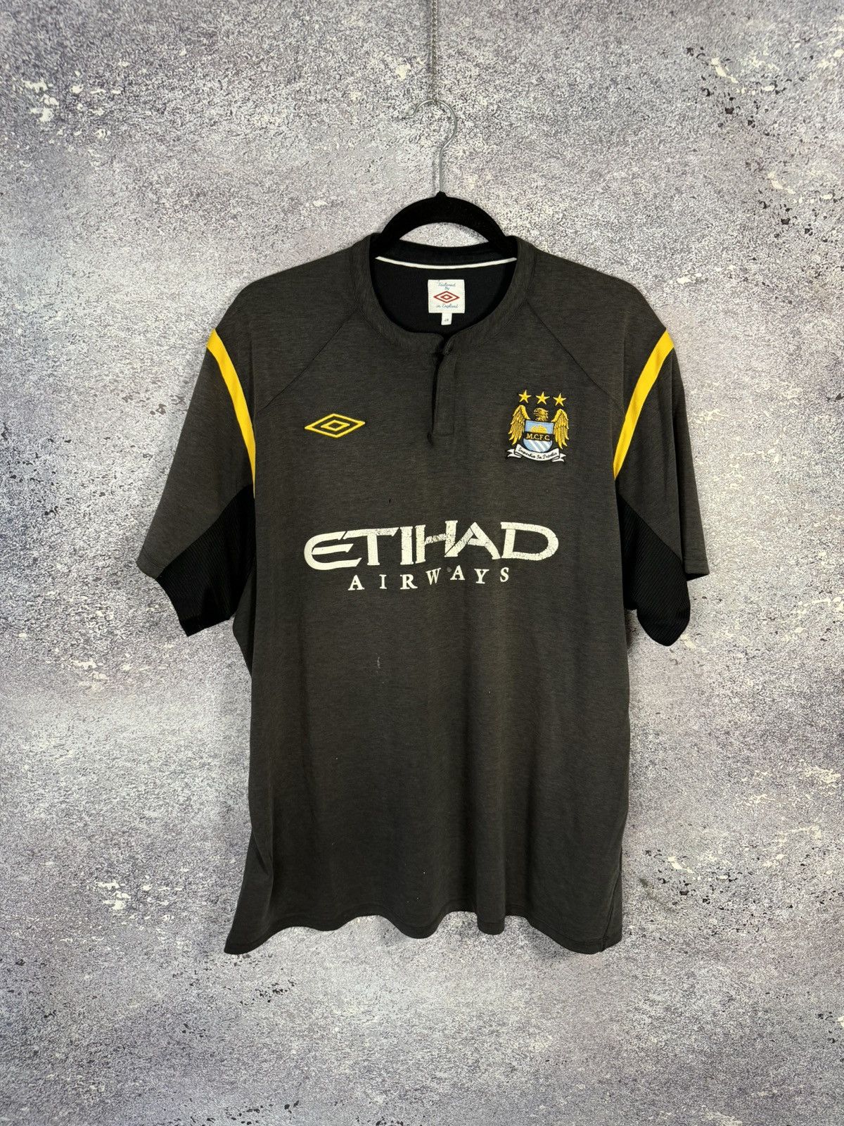 Umbro MANCHESTER CITY 2009-10 #10 ROBINHO FOOTBALL SOCCER JERSEY