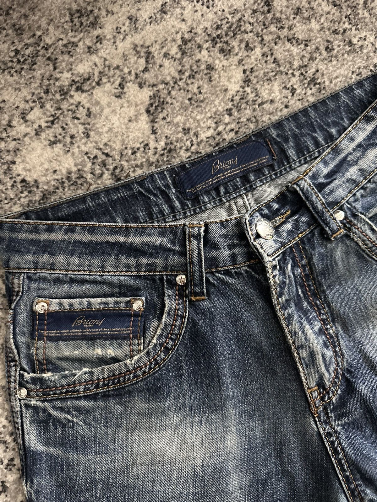 Brioni Brioni Vintage Denim Jeans Exclusive Rare Size US 30 / EU 46 - 11 Thumbnail