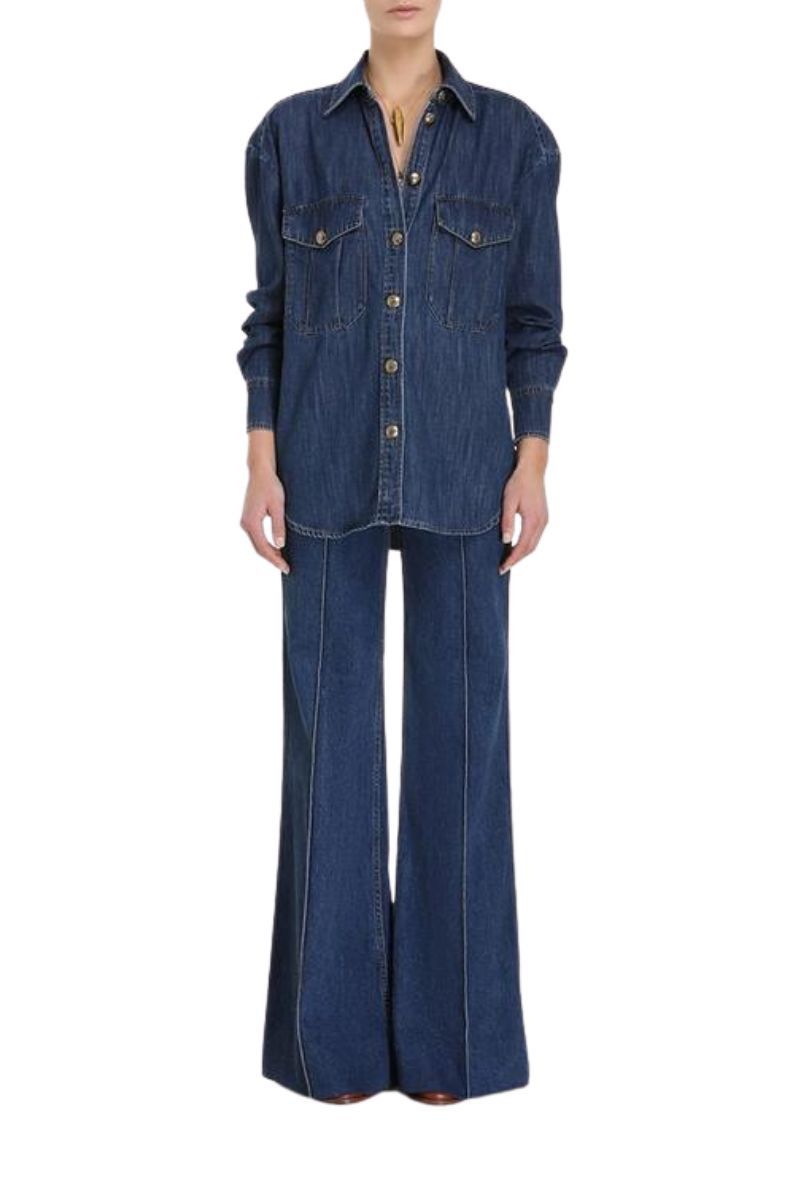 Zimmermann oc11z0225 Jeans in Blue Size 25" / US 0 / IT 36 - 2 Thumbnail