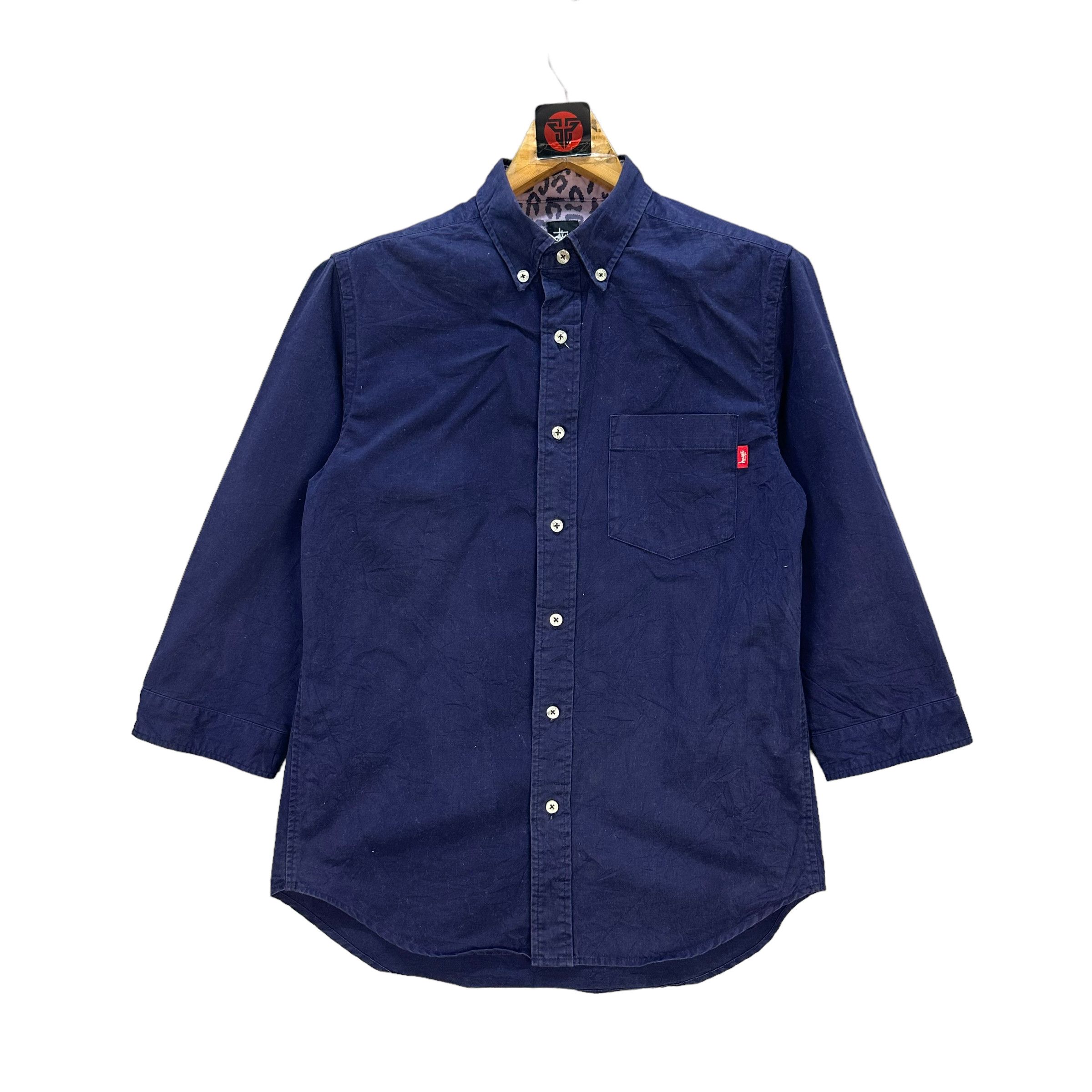 Stussy STUSSY 3 QUARTER SLEEVE BUTTON UPS SHIRT #7713-166 Size US M / EU 48-50 / 2 - 1 Thumbnail