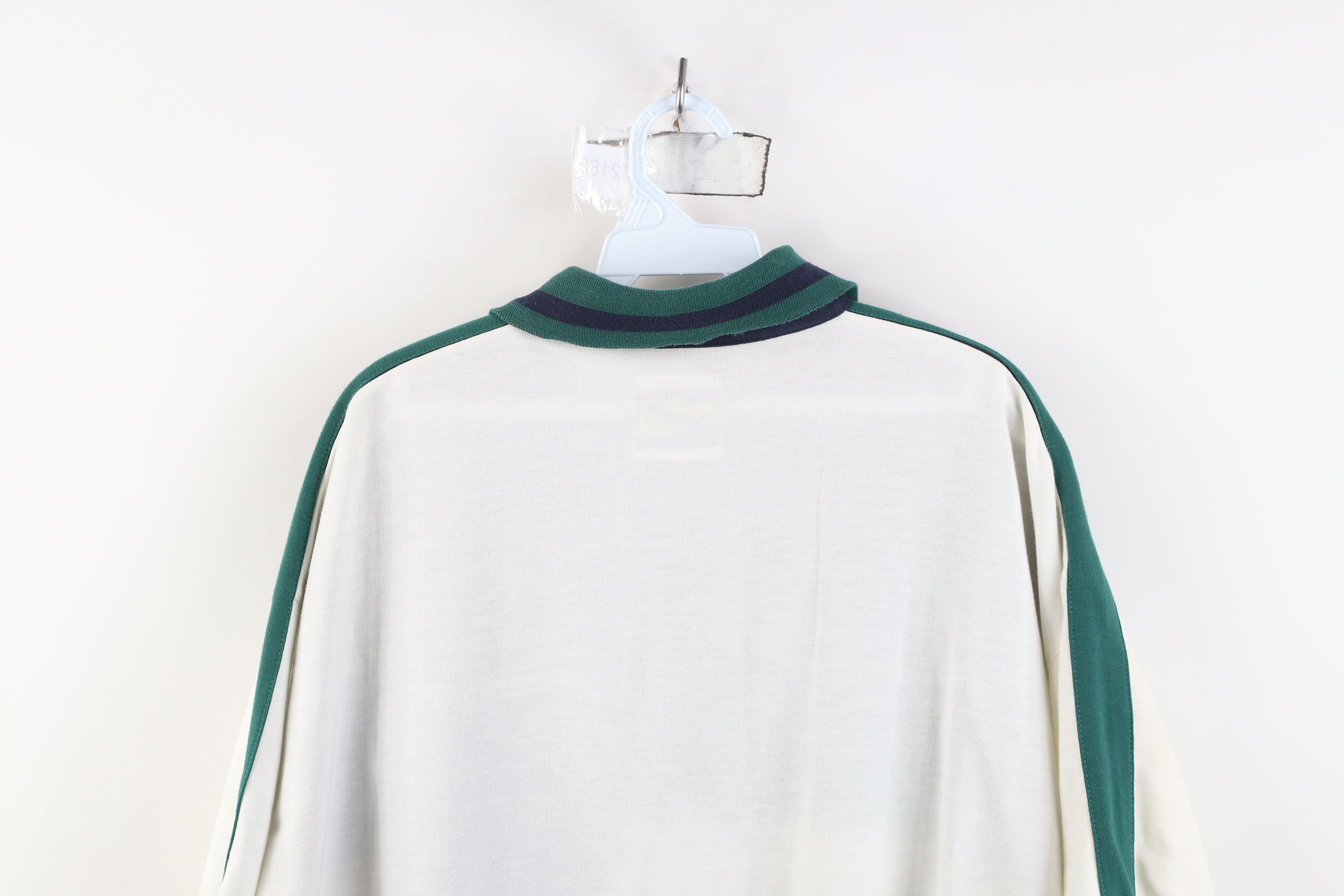 Vintage Vintage 90s Streetwear Block Collared Pullover Polo Shirt Size US XL / EU 56 / 4 - 11 Thumbnail
