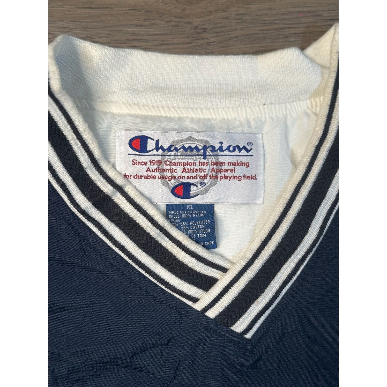 Champion Champion SHS Hawks Vintage Pullover Lined Windbreaker Jacket Size US XL / EU 56 / 4 - 3 Thumbnail