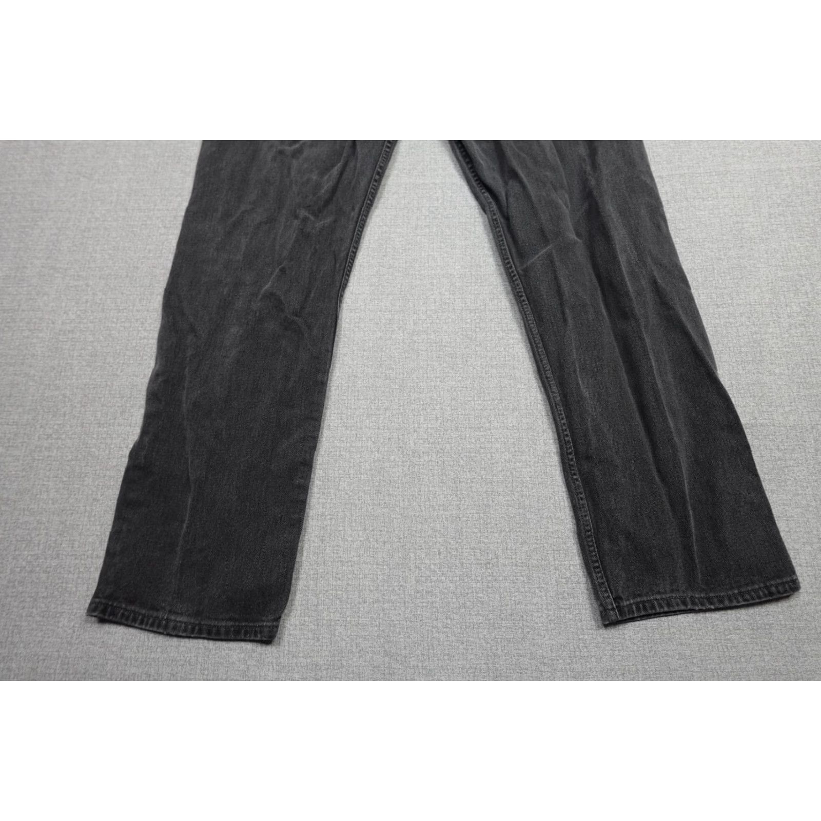 Levi's Levi's 505 Jeans Mens Dark Black Regular Fit 38x32 Denim Zip 5-Pocket Straight Size US 38 / EU 54 - 6 Thumbnail