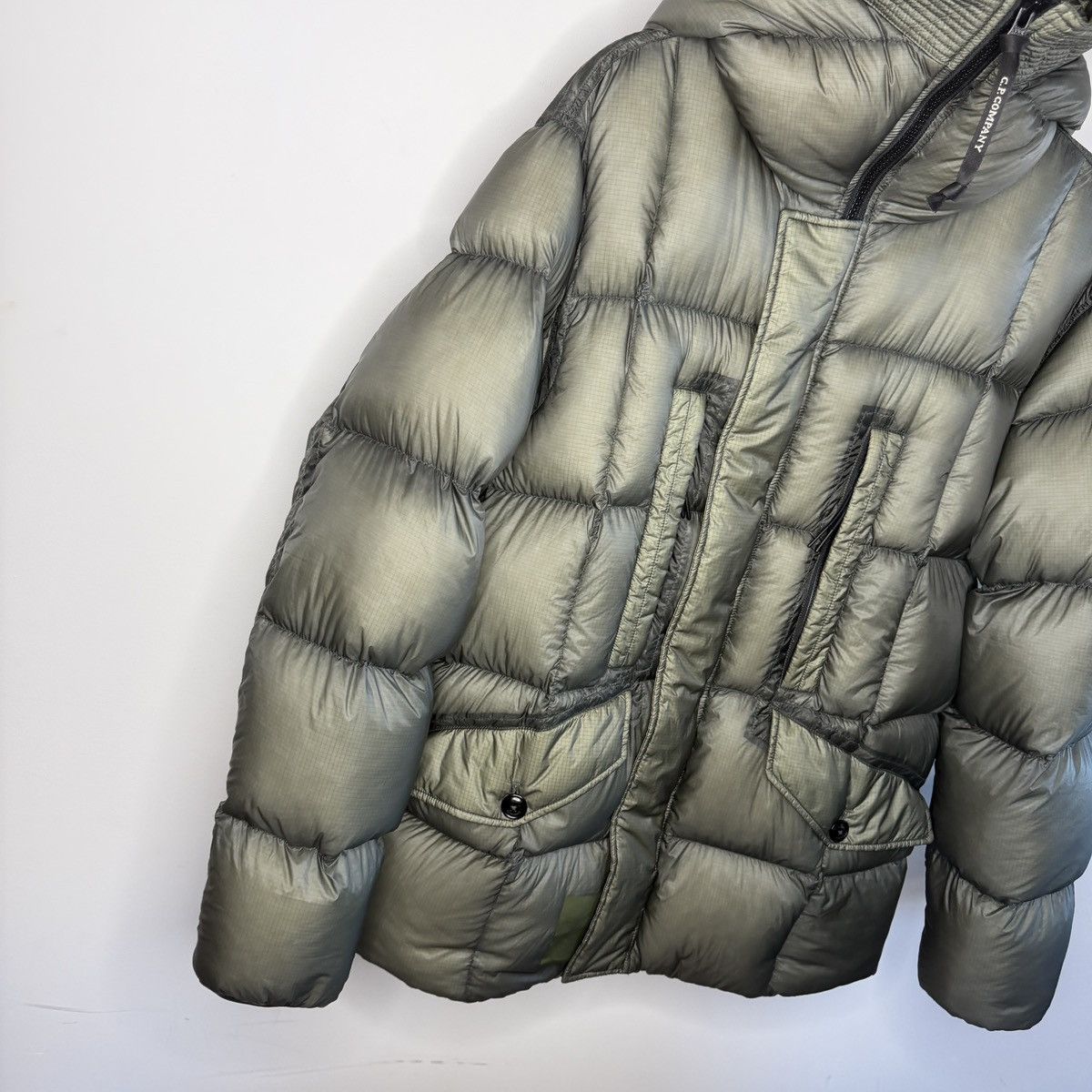 C.P. Company Cp Company DD Shell Down Puffer Google Jacket Khaki Green Size US M / EU 48-50 / 2 - 3 Thumbnail