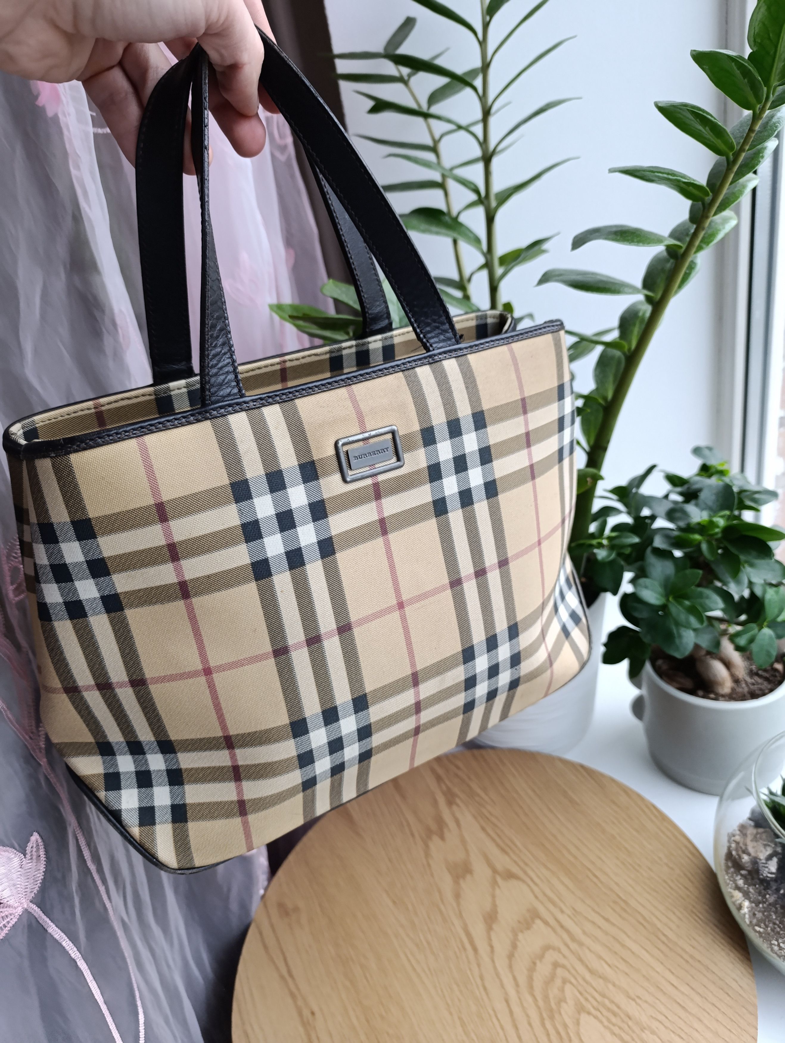 Burberry BURBERRY VINTAGE NOVA CHECK HAND BAG Size ONE SIZE - 3 Thumbnail