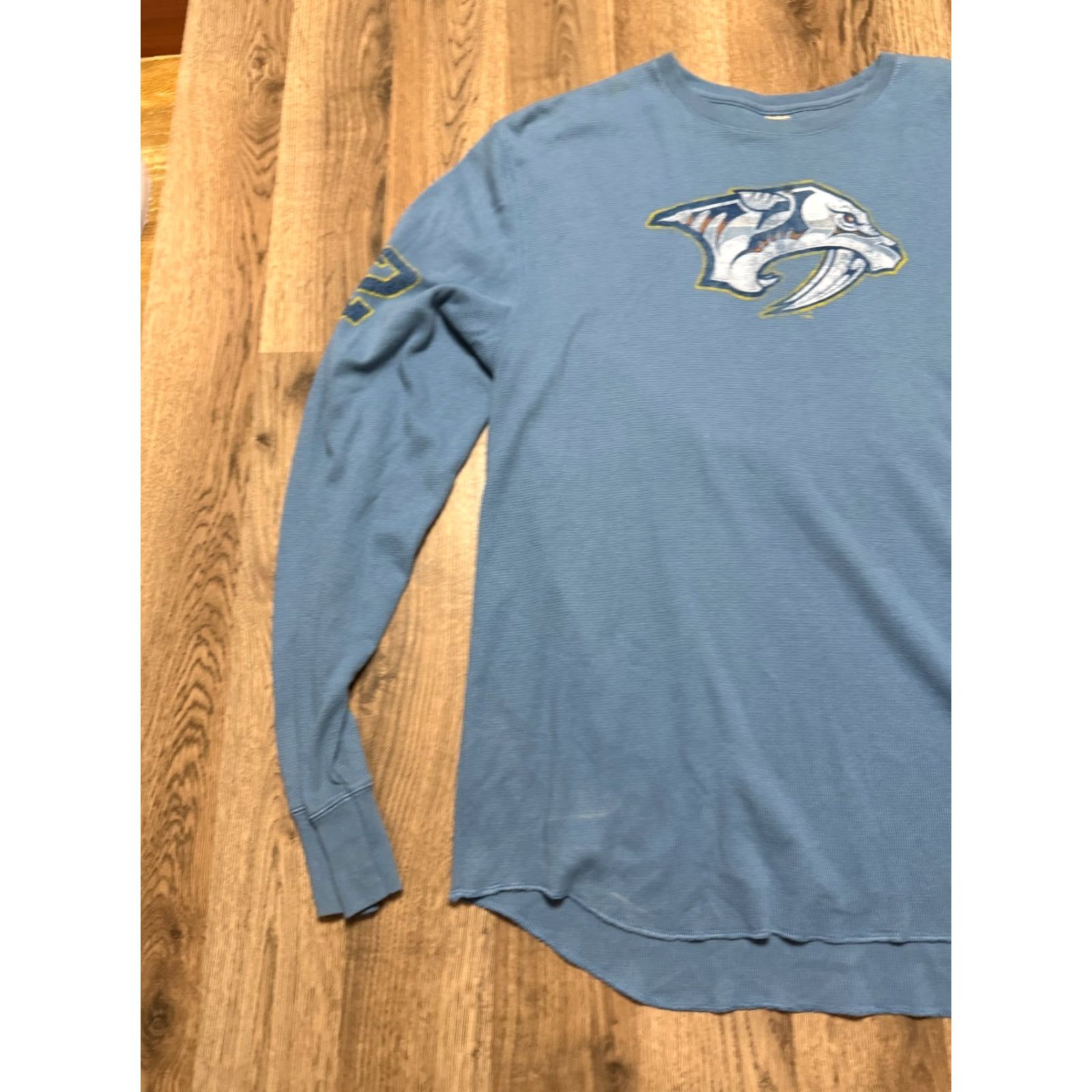 Reebok Reebok Shirt Men's XL Blue Long Sleeve TooToo #22 Size US XL / EU 56 / 4 - 3 Thumbnail