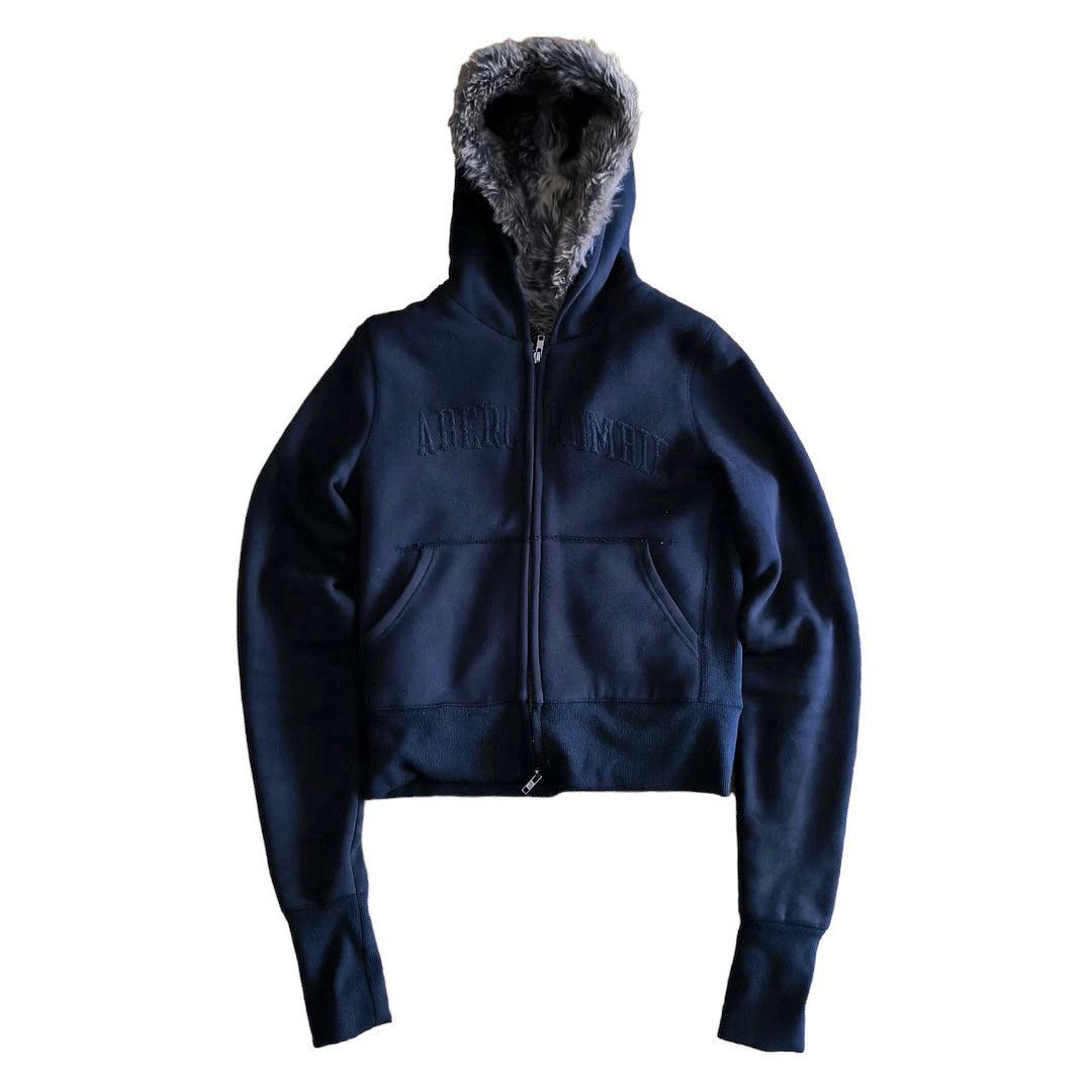 Abercrombie Fur Zip Hoodie LGB Style
