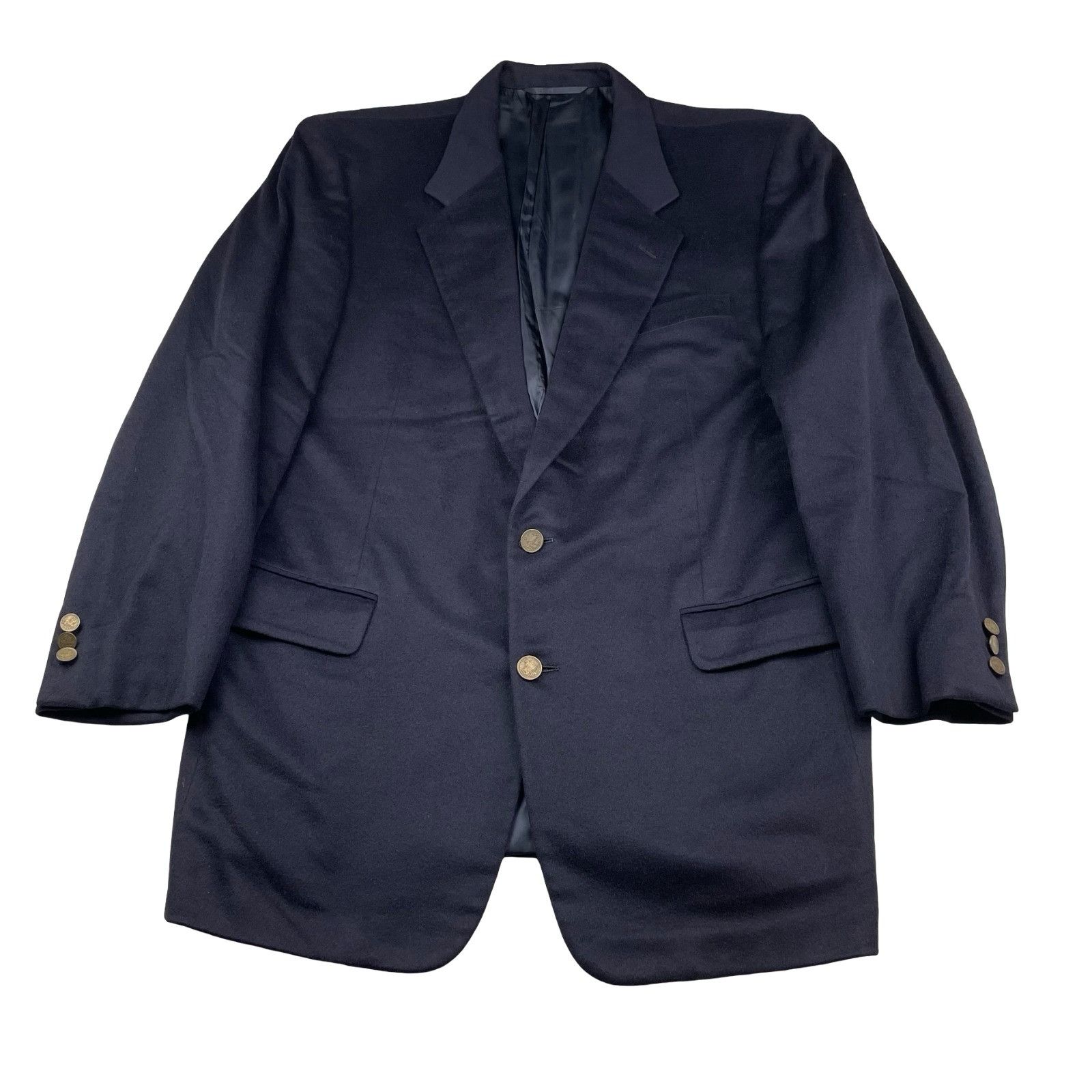 Hickey Freeman Hickey Freeman Men’s 100% Cashmere 2-Button Blazer Jacket Na Size 44L - 2 Thumbnail
