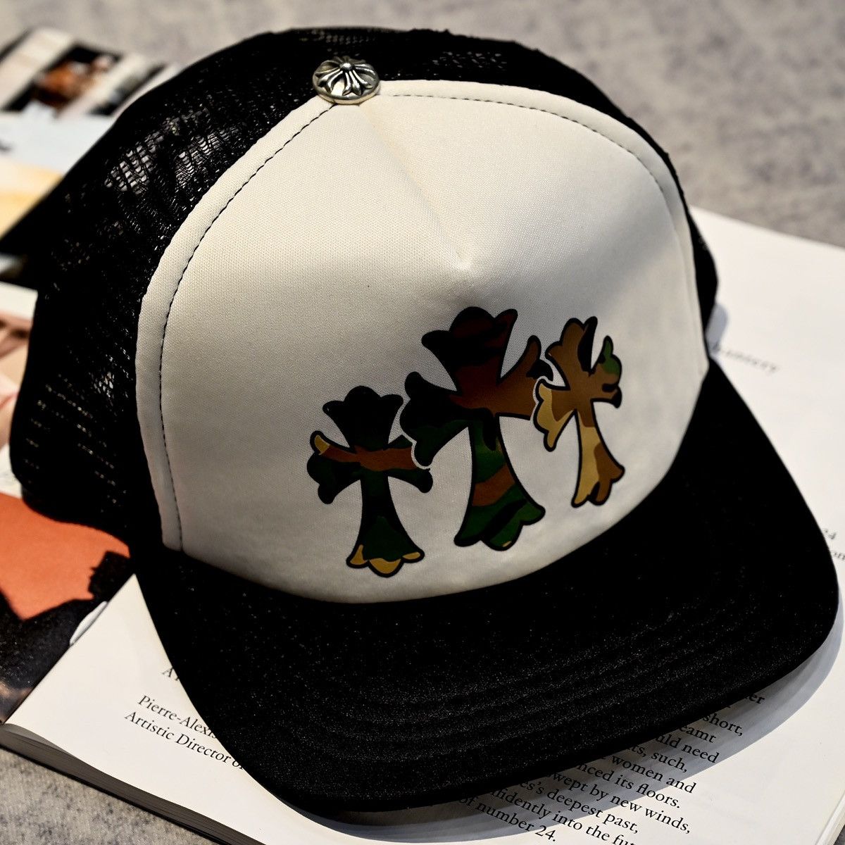 Chrome Hearts CHROME HEARTS CEMETERY TRUCKER HAT Size ONE SIZE - 3 Thumbnail