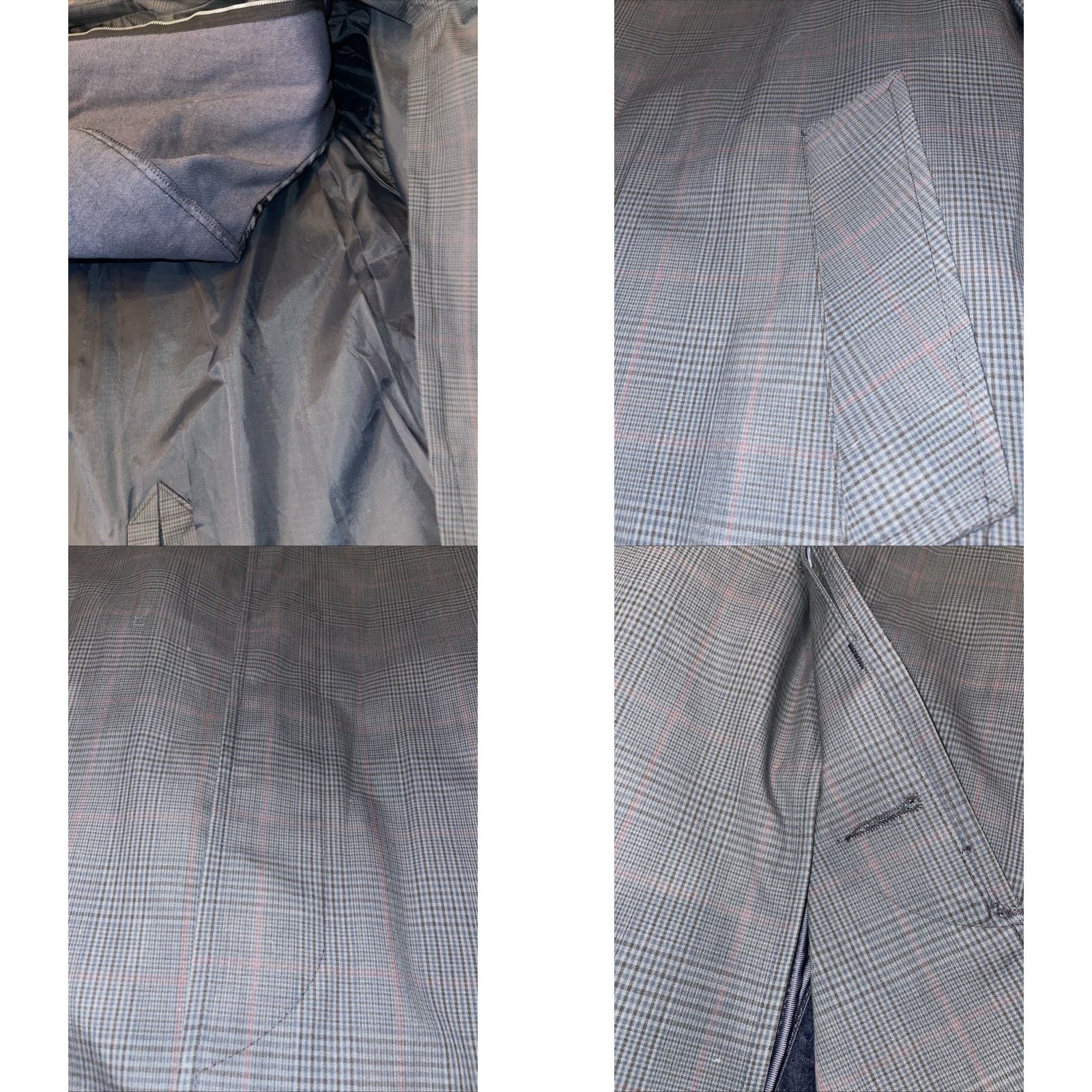 Vintage VINTAGE Towncraft Coat Overcoat Men’s Gray Houndstooth 44 Regular Lined Pockets Button Closure Size US S / EU 44-46 / 1 - 8 Thumbnail