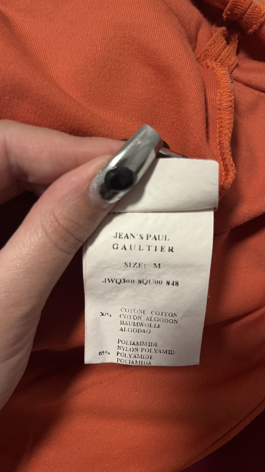 Jean Paul Gaultier Jean Paul Gaultier Orange Sweater Size M / US 6-8 / IT 42-44 - 7 Thumbnail