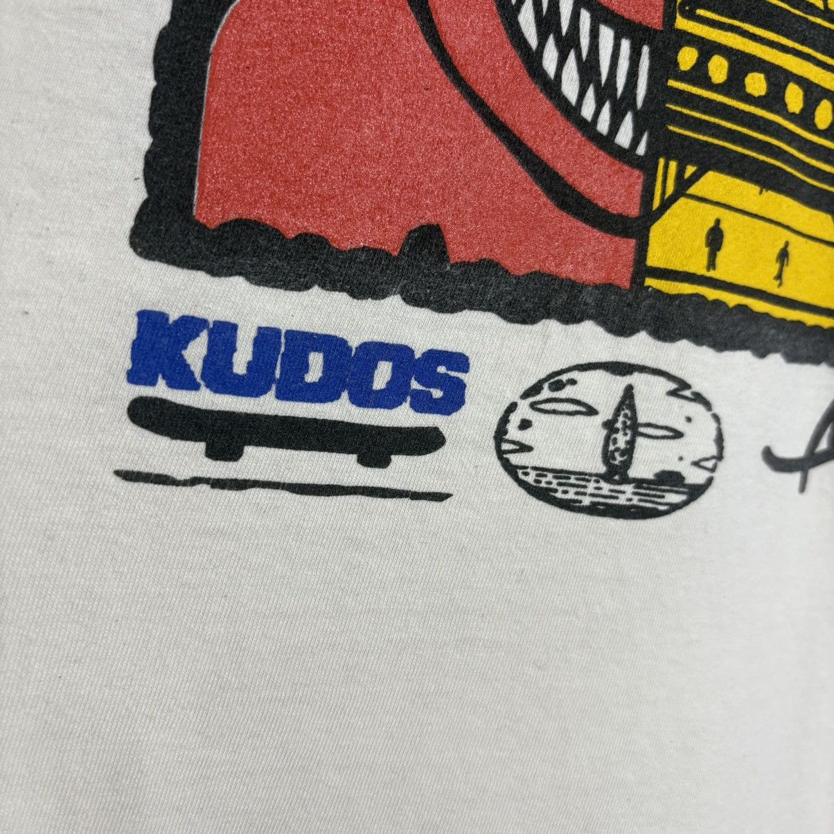 Vintage KUDOS Skateboards T-Shirt / Satan Size US L / EU 52-54 / 3 - 3 Thumbnail