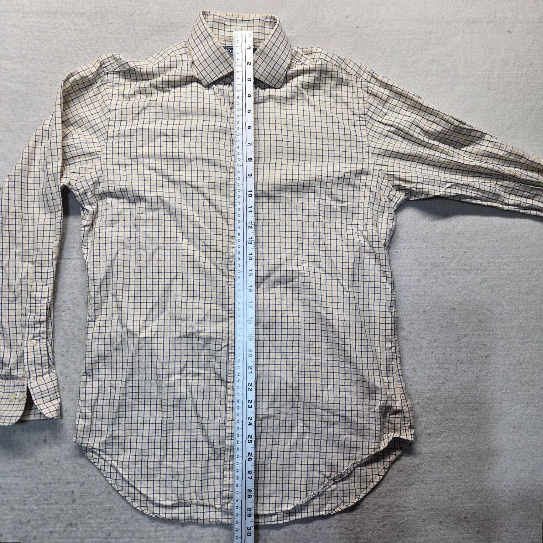 Polo Ralph Lauren Polo Ralph Lauren Shirt Plaid Button-Up Long Sleeve Adult Mens L Yellow 15 32/33 Mens Size US L / EU 52-54 / 3 - 6 Thumbnail