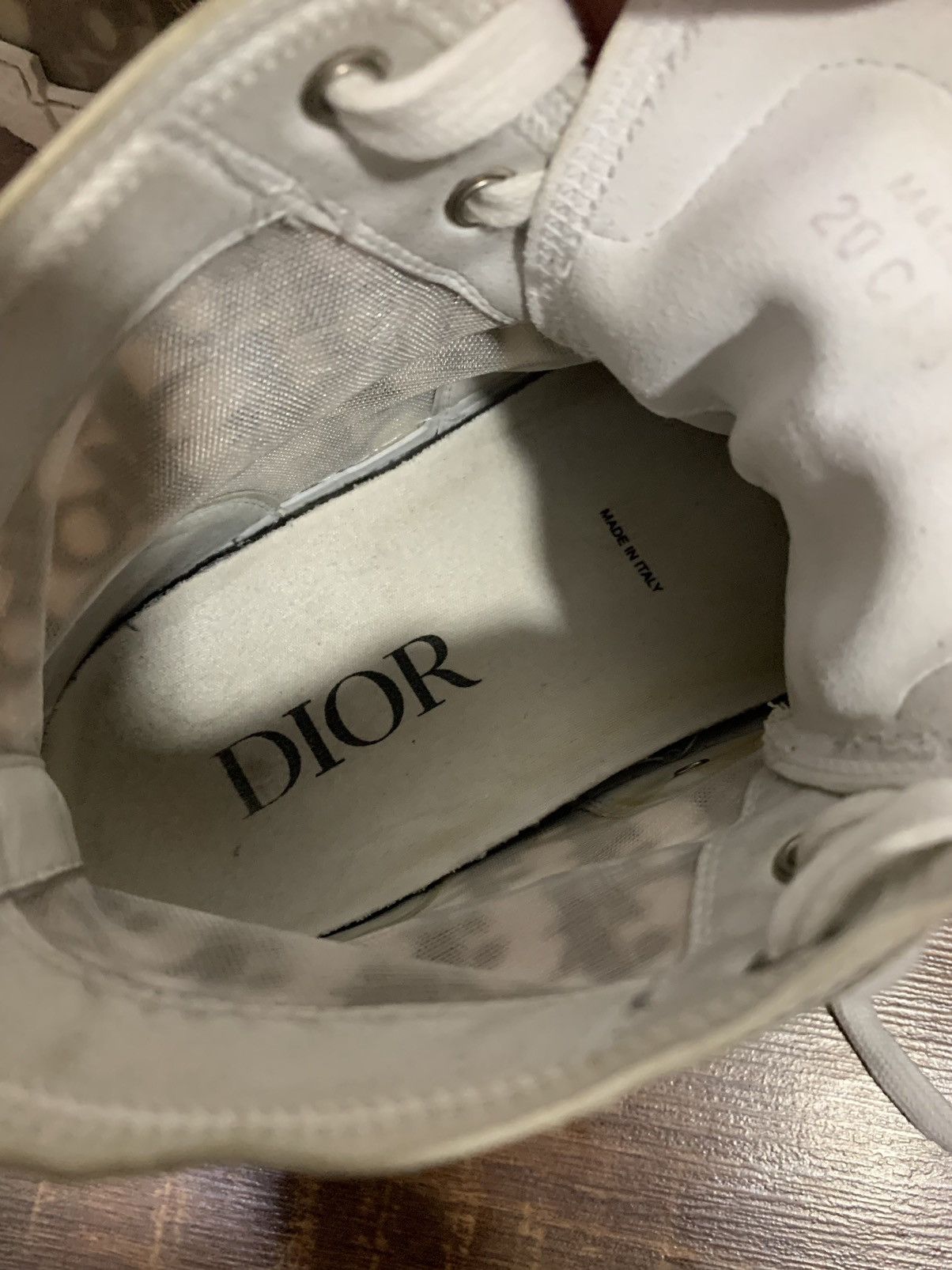 Dior Dior B23 High Top Oblique sneakers Size US 7.5 / EU 40-41 - 11 Thumbnail