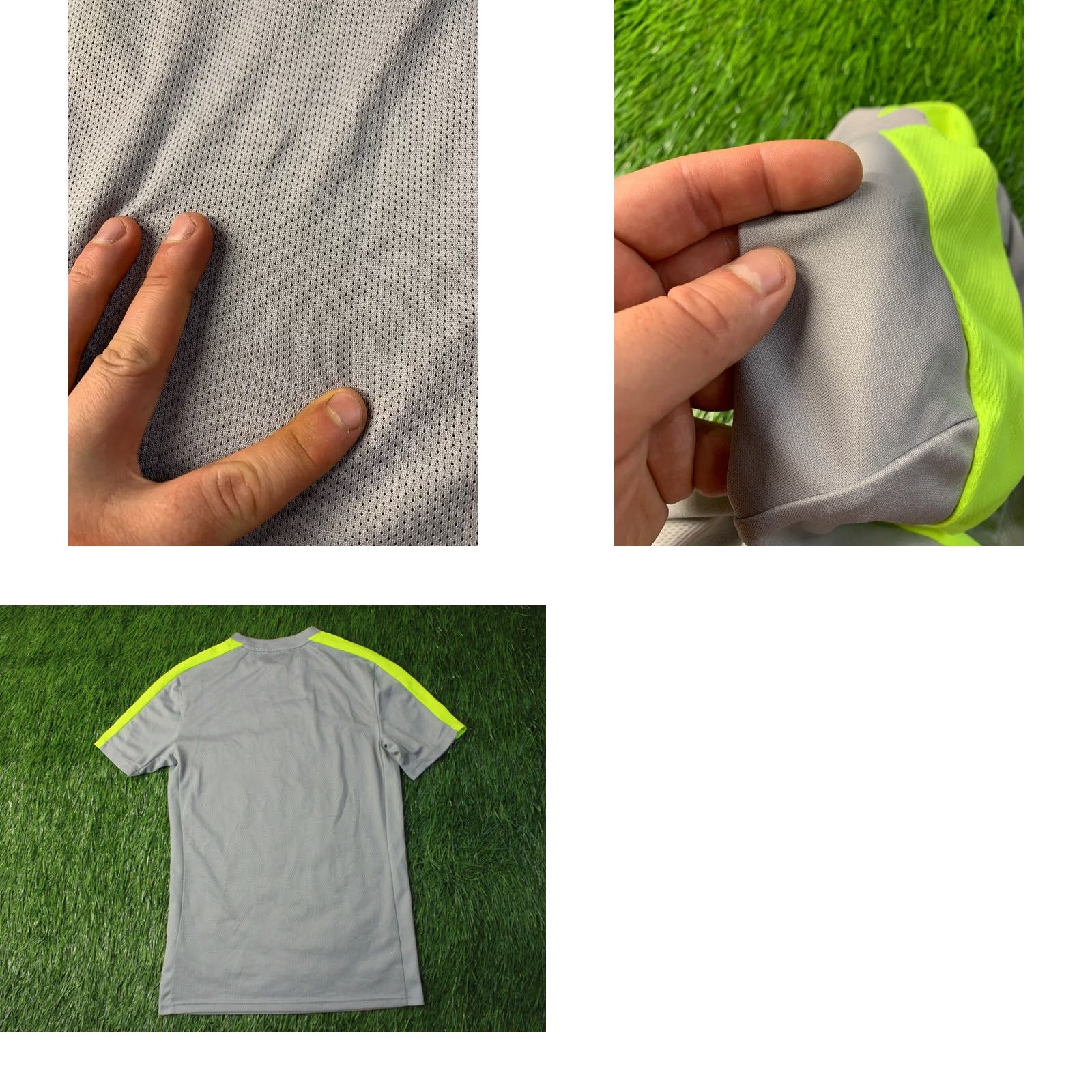 Nike NIKE ACADEMY DRI-FIT ORIGINAL 2023 MEN FOOTBALL SHIRT JERSEY TEE SIZE S Gray and Neon Size US S / EU 44-46 / 1 - 8 Thumbnail