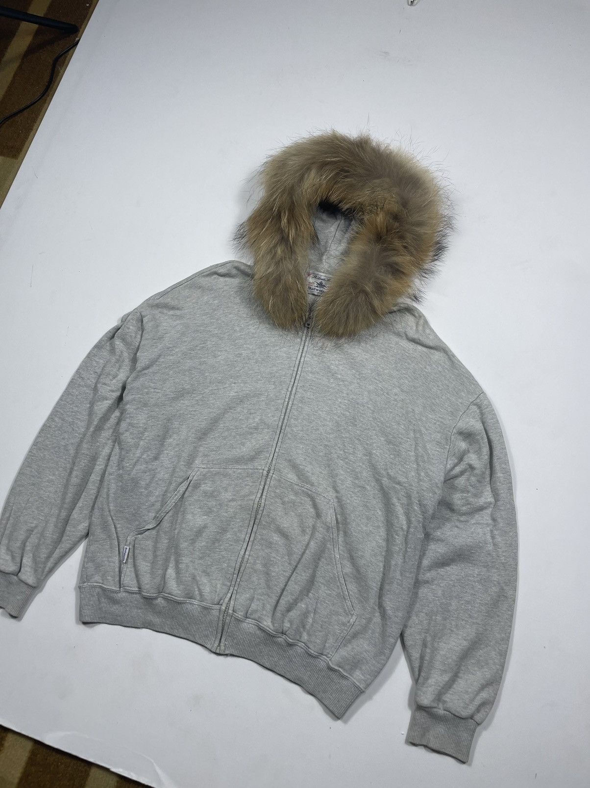 Budweiser Budwaiser vintage fur ziphoodie balon ifsixlgb style Size US M / EU 48-50 / 2 - 3 Thumbnail