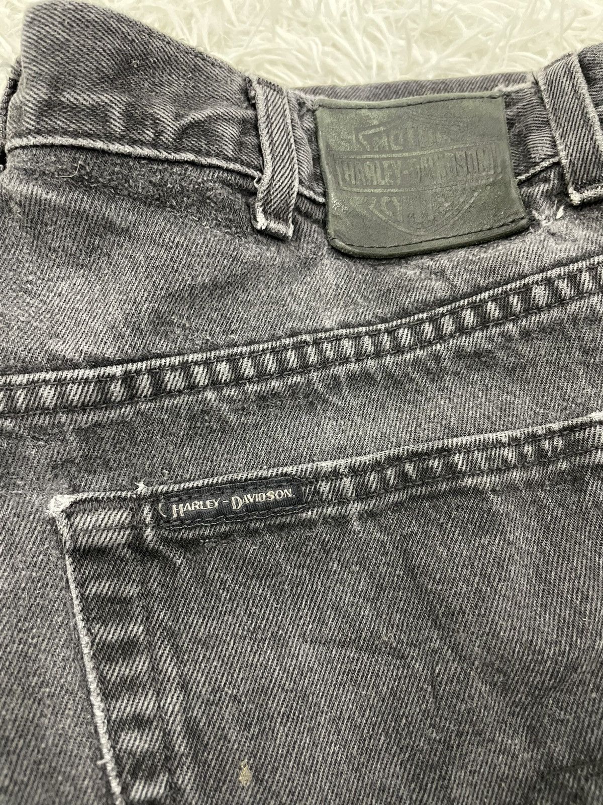 Harley Davidson Harley Davidson Denim Relaxed Leg Pants Size US 37 - 13 Thumbnail