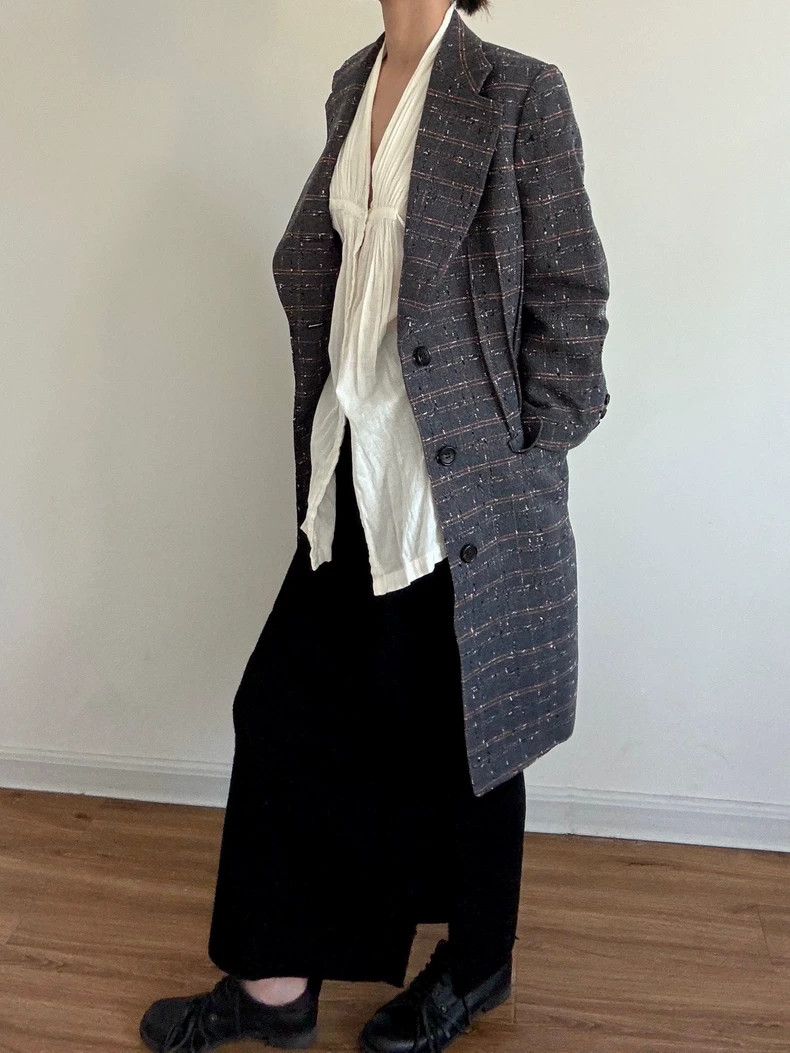 Comme des Garcons Comme des Garcons Wool tweed coat Size M / US 6-8 / IT 42-44 - 1 Thumbnail