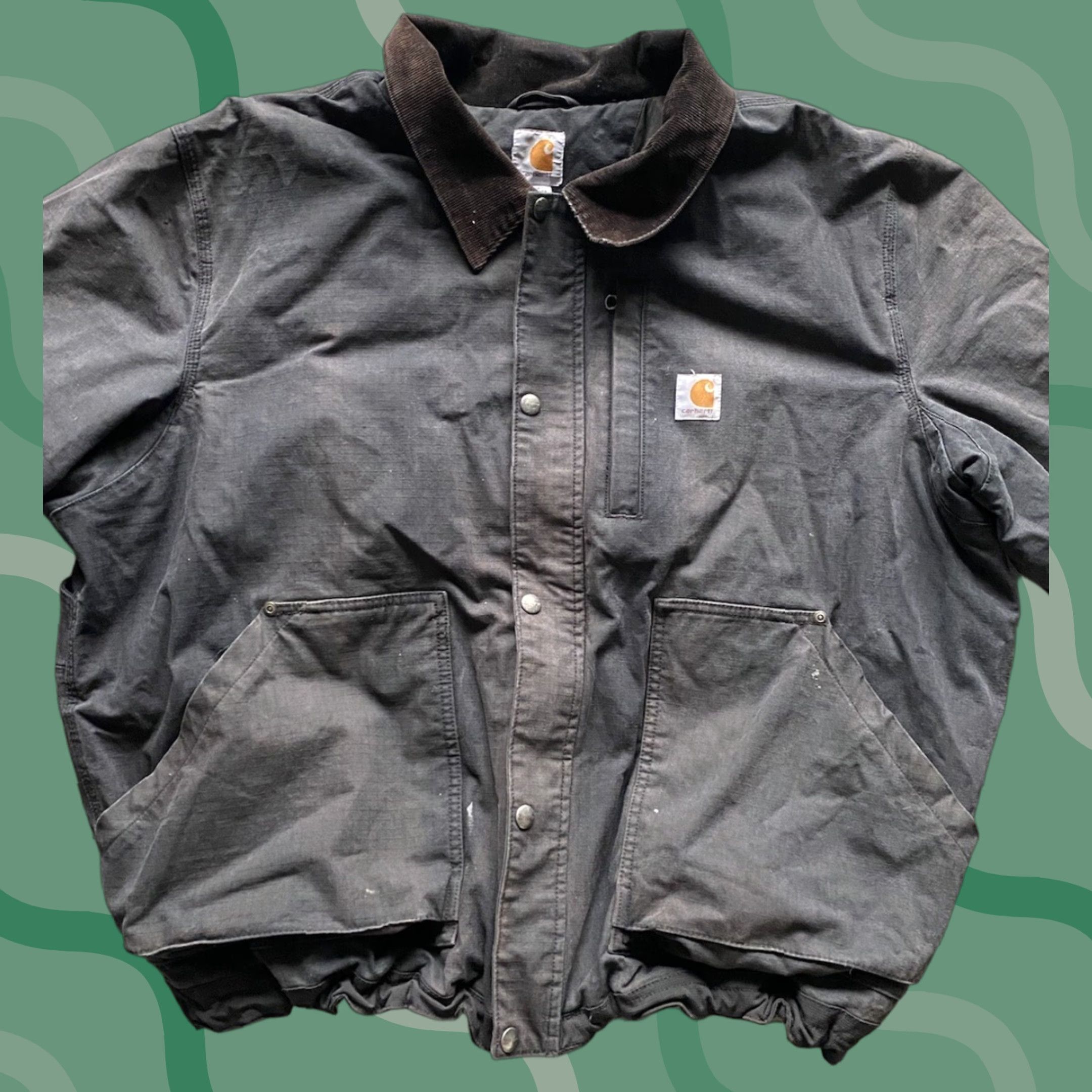 Carhartt Carhartt Jacket 103372 001 Full Swing Coat Men’s 2XL Cotton Jacket Size US XXL / EU 58 / 5 - 1 Thumbnail