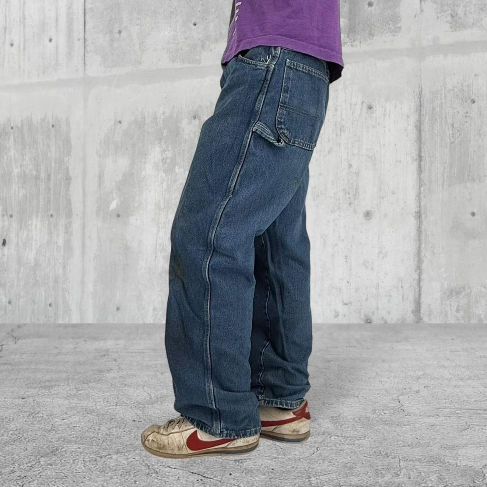 Dickies Vintage baggy dickies carpenter jeans Size US 36 / EU 52 - 4 Thumbnail