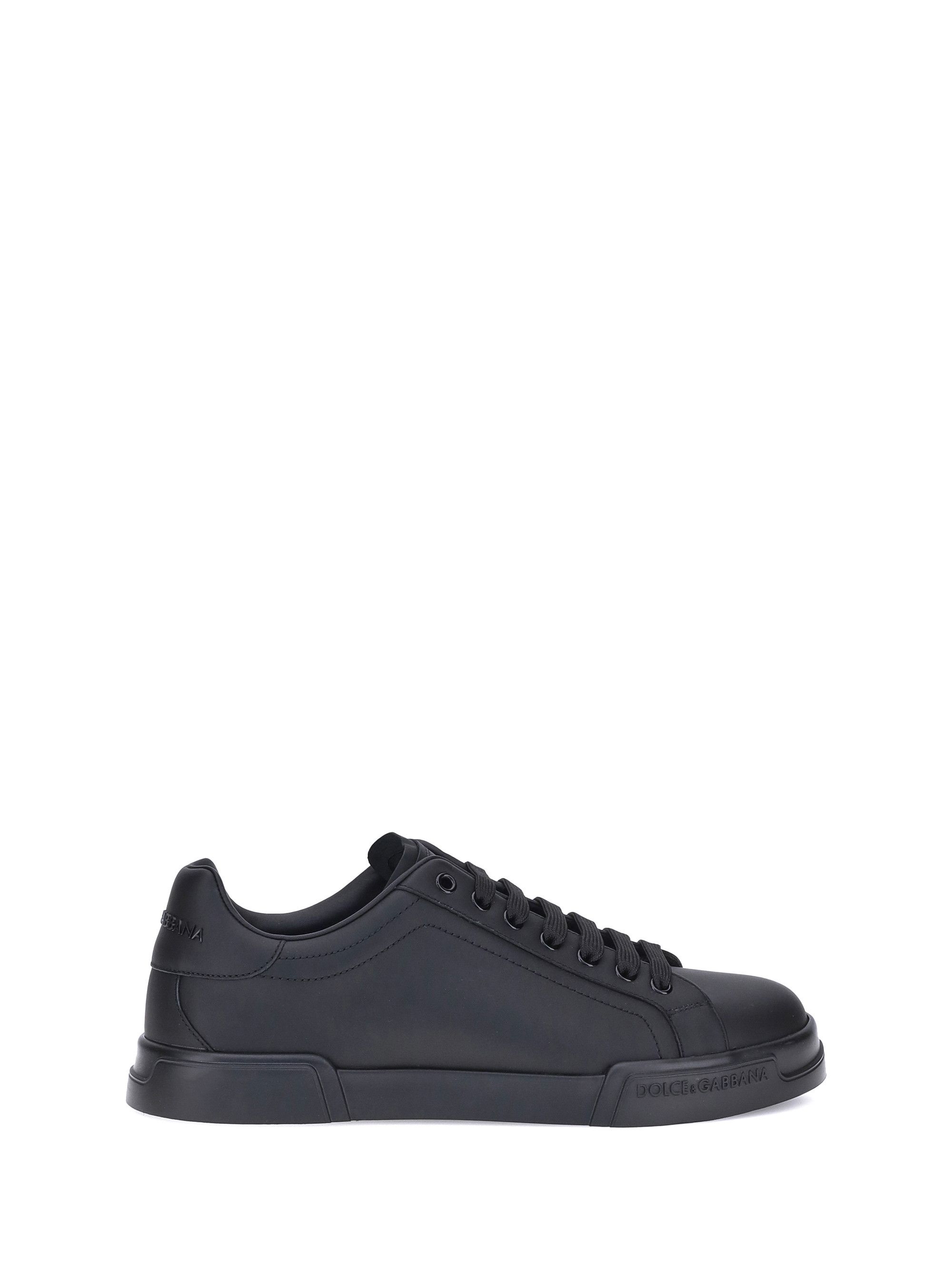 Dolce & Gabbana Leather Sneakers Size US 12 / EU 45 - 1 Thumbnail