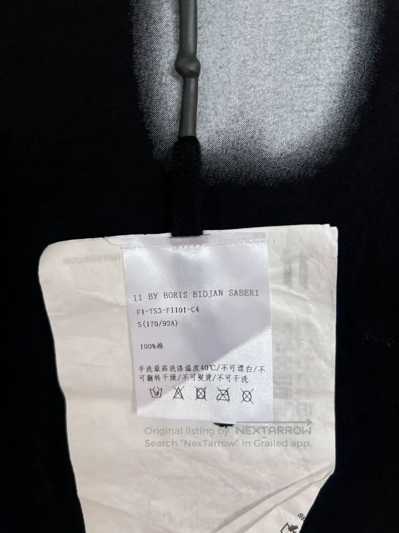 Boris Bidjan Saberi Boris Bidjan Saberi Cotton Middle Finger Printed Short Sle Size US S / EU 44-46 / 1 - 6 Thumbnail