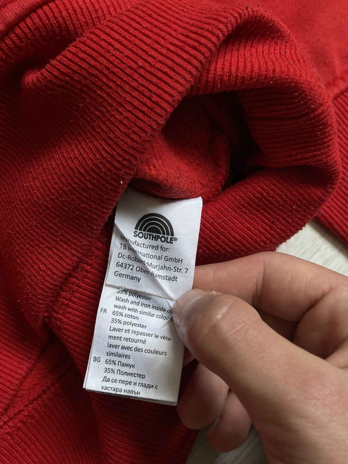 Southpole × Vintage Vintage Southpole Y2K Big Reflective Logo Sweatshirt Size US XL / EU 56 / 4 - 12 Thumbnail