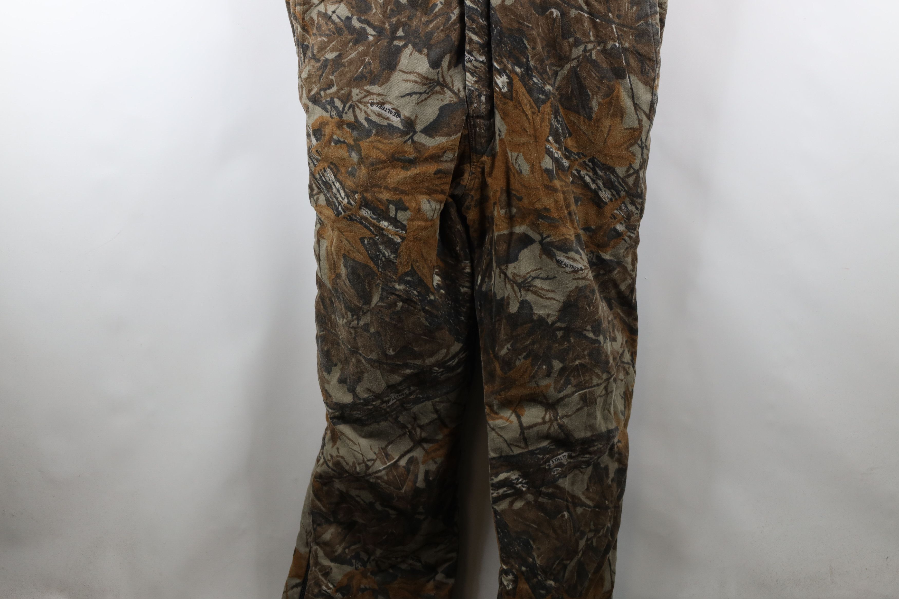 Cabelas × Vintage Vintage 90s Cabelas Realtree Camouflage Quilted Overalls Size US 36 / EU 52 - 4 Thumbnail