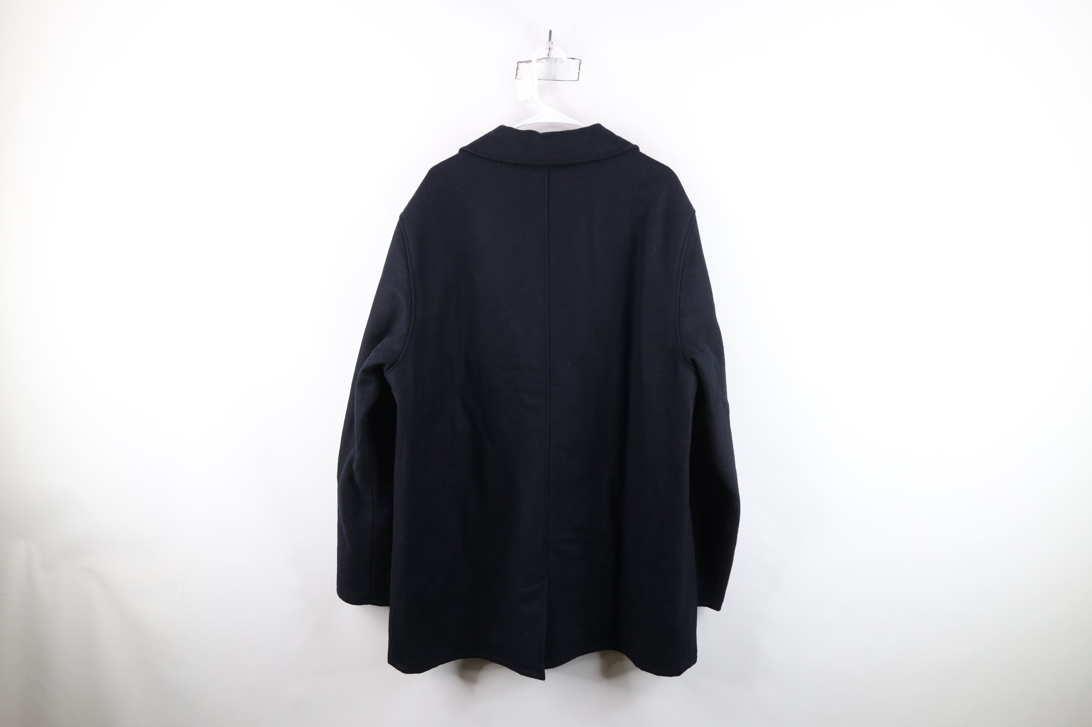 Eddie Bauer Vintage Eddie Bauer Double Breasted Wool Peacoat Navy Blue Size US XL / EU 56 / 4 - 13 Thumbnail