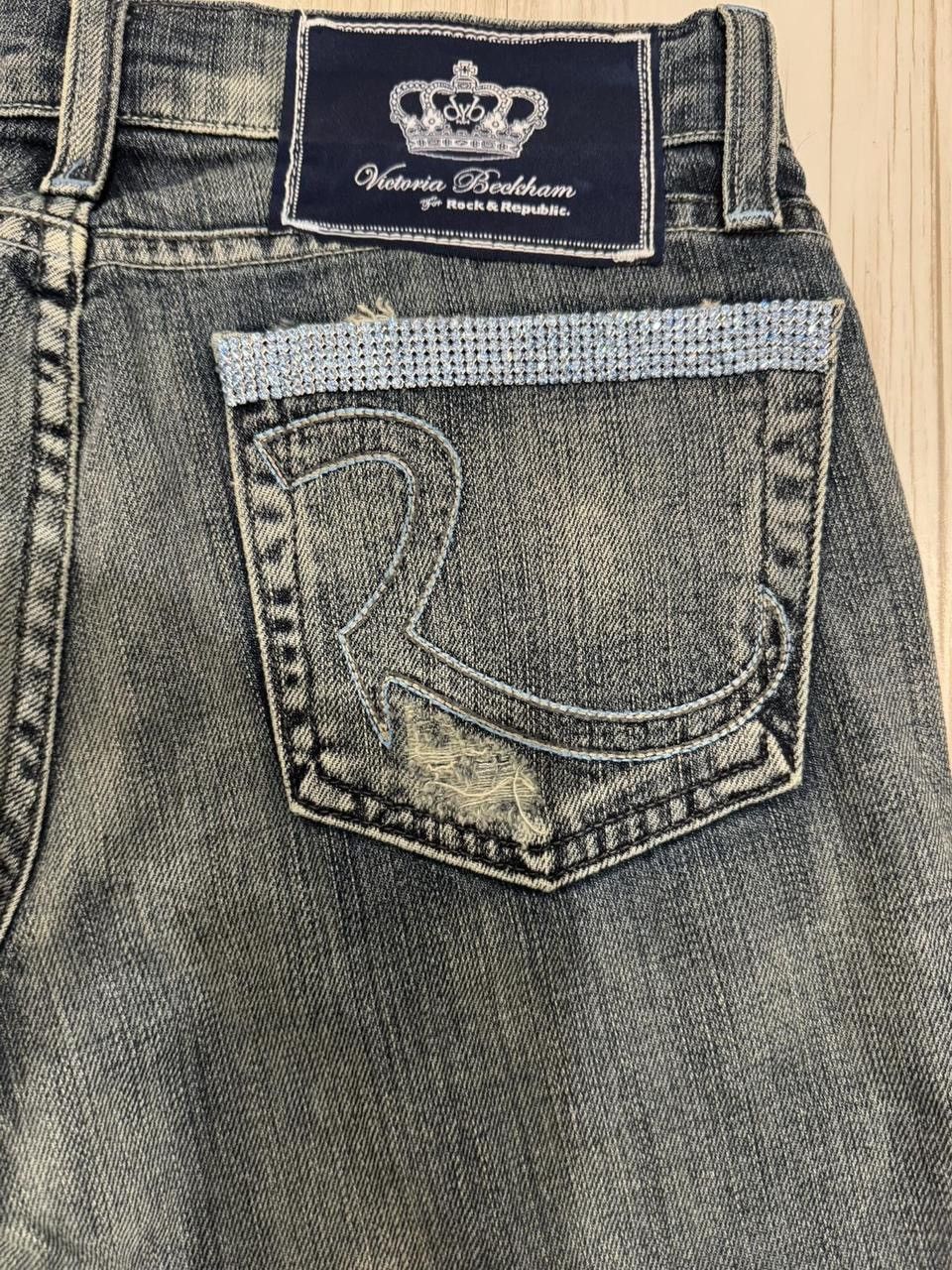 Victoria Beckham Y2K Flared Low Rise Jeans Size 27" / US 4 / IT 40 - 4 Thumbnail
