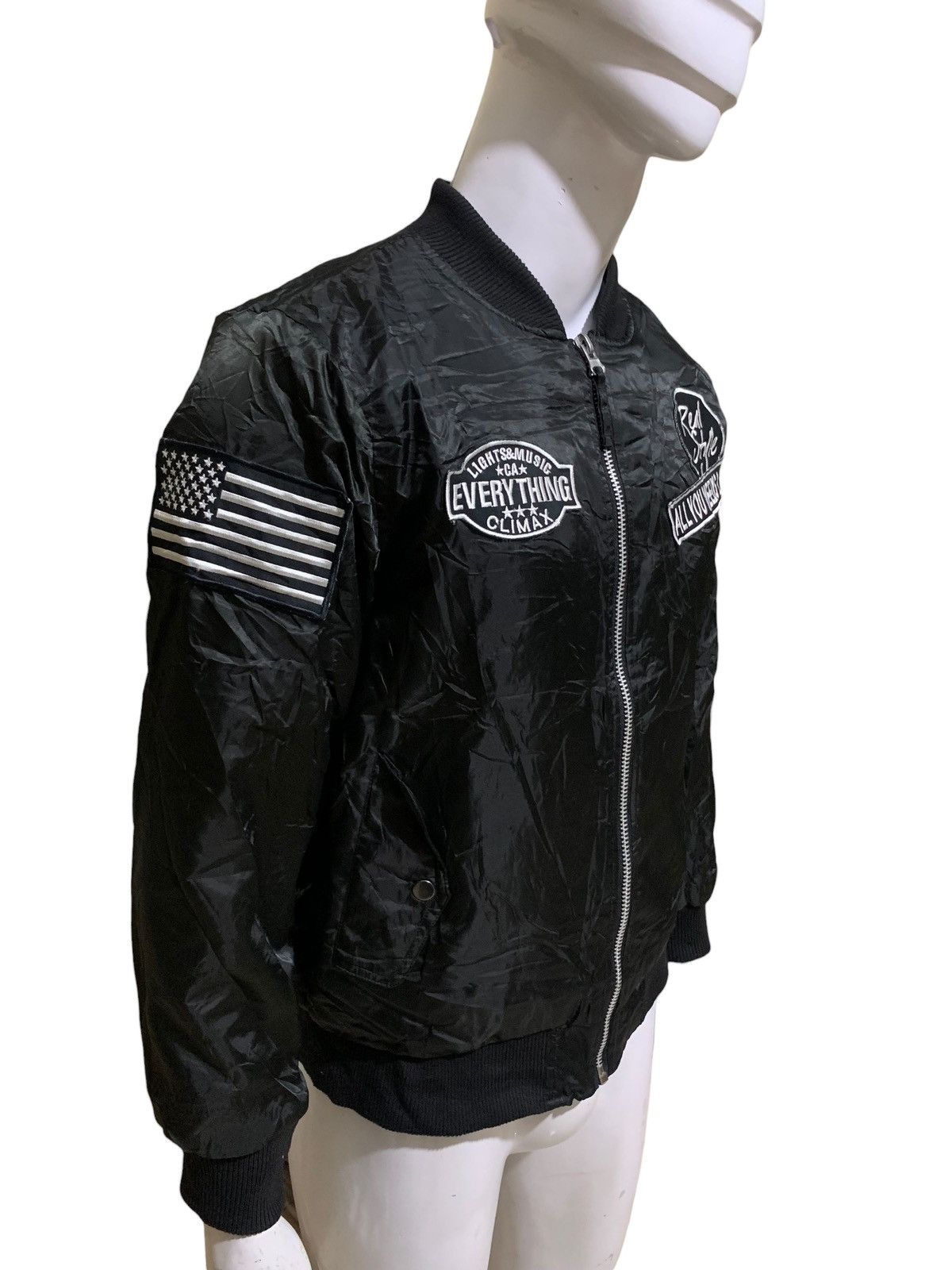 Vintage Vintage poem patches Military bomber jacket Size US M / EU 48-50 / 2 - 3 Thumbnail