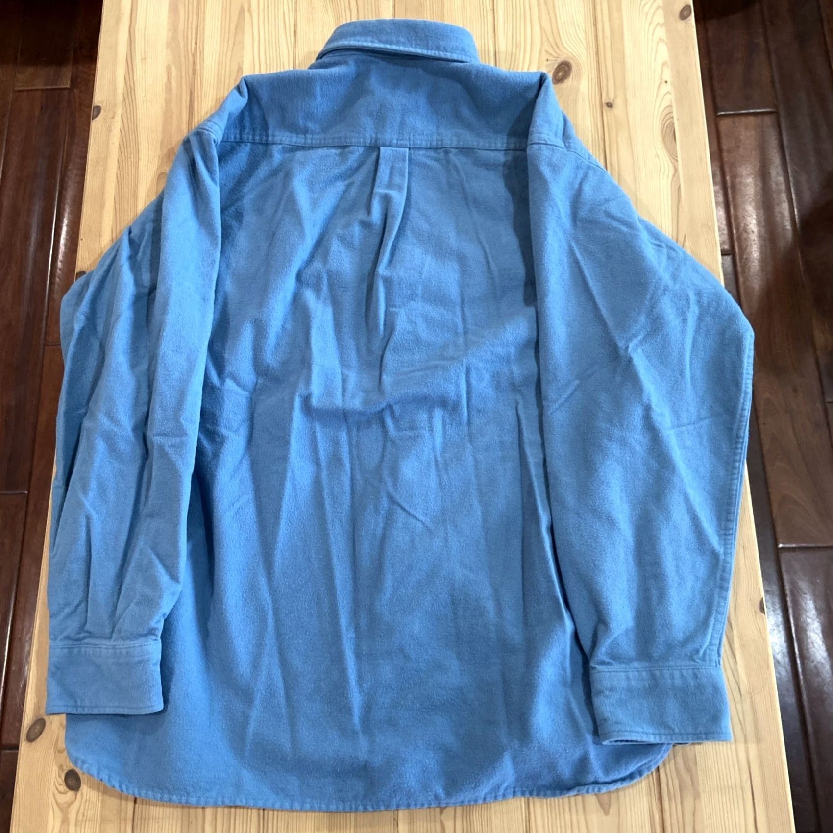 Vintage LL Bean Chamois Cloth Shirt Mens L Button-Up Blue Cotton Long Sleeve Size US L / EU 52-54 / 3 - 5 Thumbnail