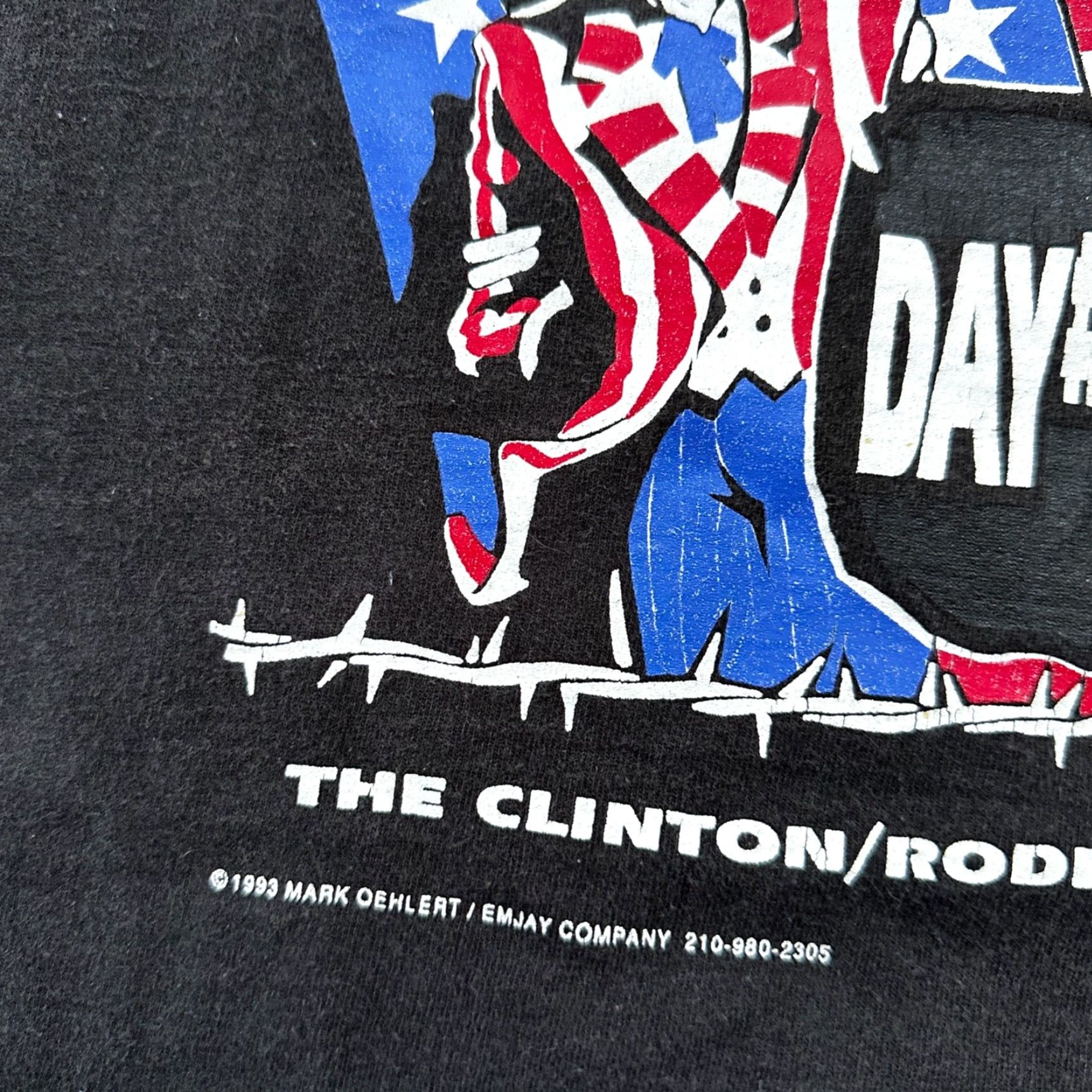 Fruit Of The Loom VINTAGE Fruit of the Loom T-Shirt Shirt XL Black America Held Hostage USA VTG 70s 80s 90s Political Funny Mens Size US XL / EU 56 / 4 - 4 Thumbnail